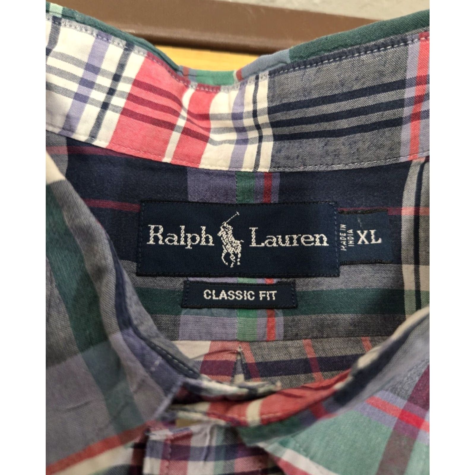 Polo Ralph Lauren Polo Ralph Lauren Shirt Men XL Short Sleeve Button Colorblock Plaid Classic Size US XL / EU 56 / 4 - 5 Thumbnail