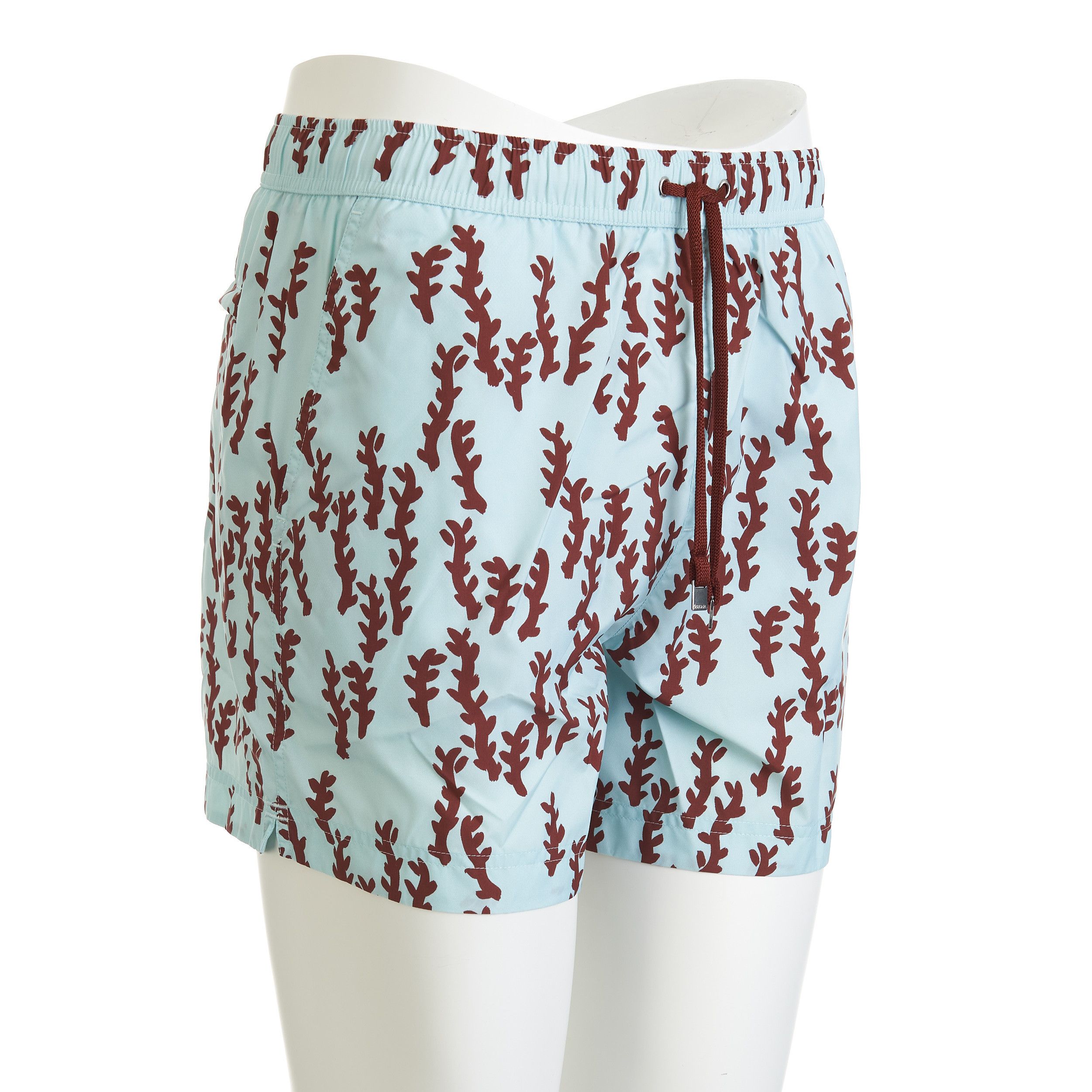 Ermenegildo Zegna Light Blue Terracotta Oasi Print Swim Trunks Size M Size US 30 / EU 46 - 9 Thumbnail