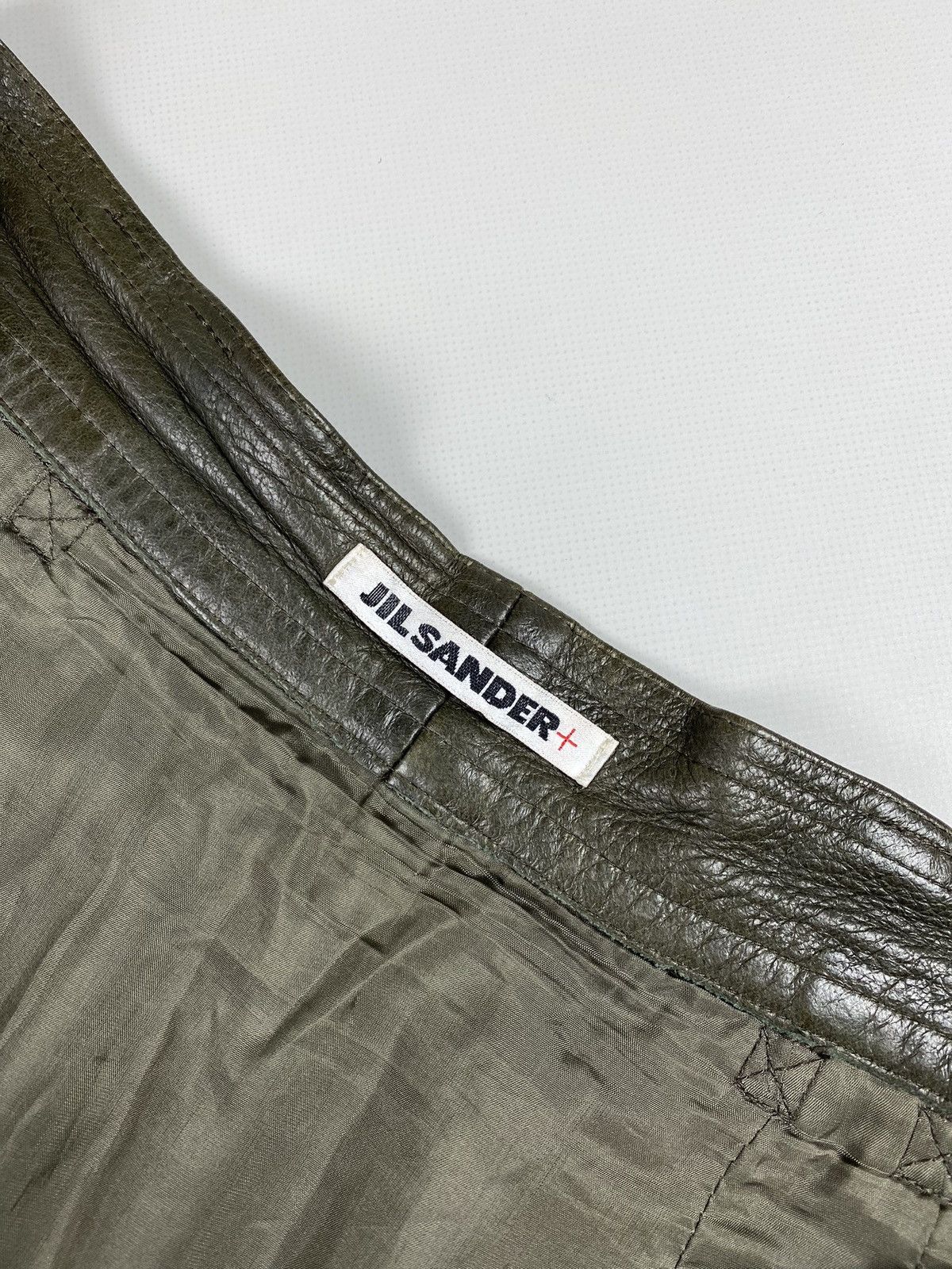 Jil Sander × Vintage Jil Sander vintage ladies leather skirt size 40 Size 27" / US 4 / IT 40 - 13 Thumbnail