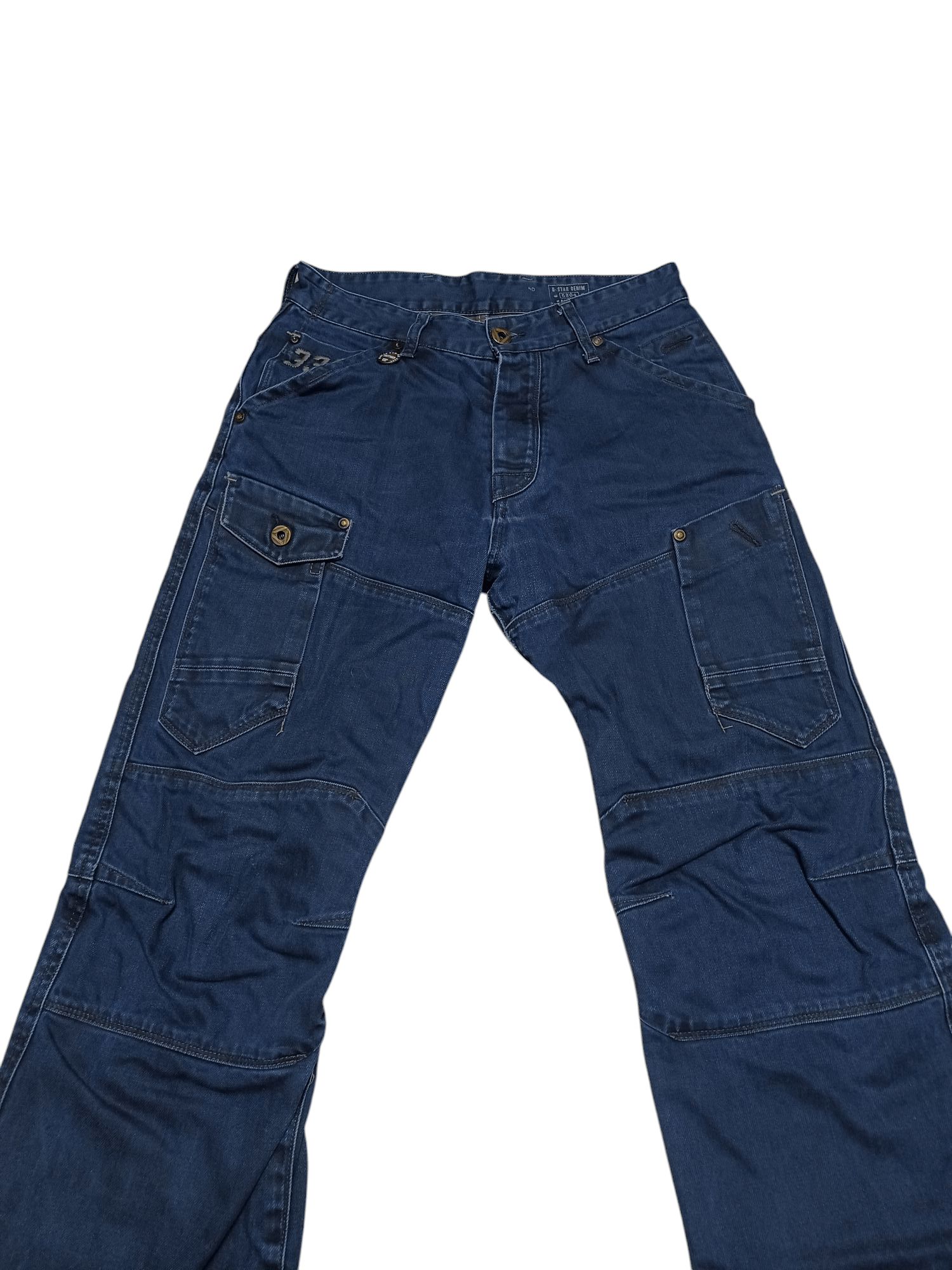 G-Star G STAR RAW CARGO MULTIPOCKET DOUBLE KNEE JEANS DENIM Size US 30 / EU 46 - 2 Thumbnail