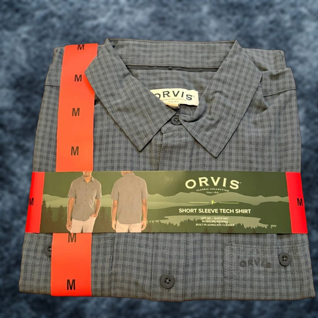 Orvis Orvis Classic Tech Shirt Short Sleeve Green Plaid Mens Medium NWT Size US M / EU 48-50 / 2 - 1 Thumbnail