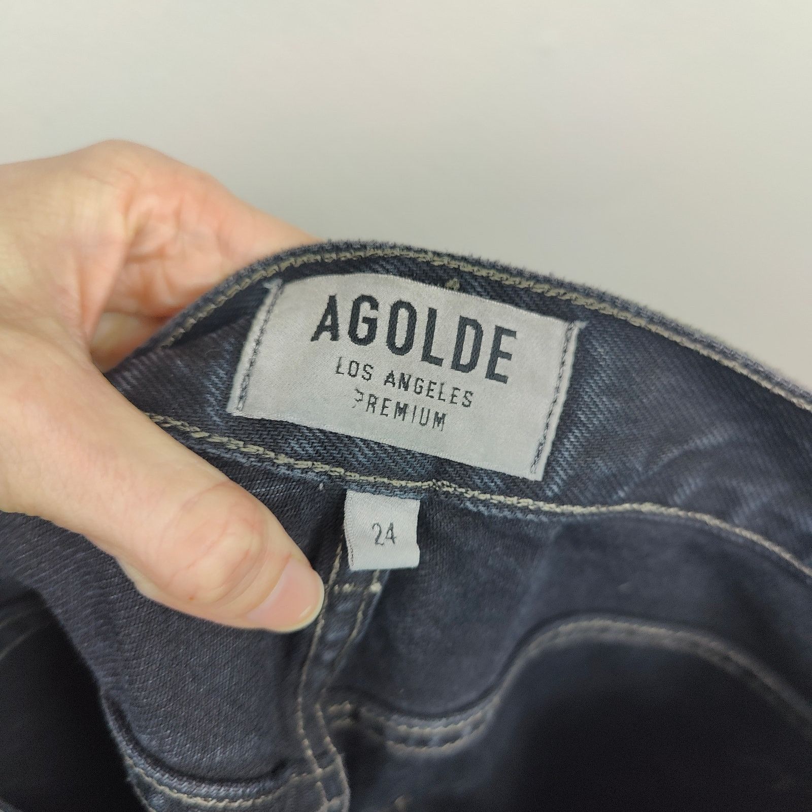 Agolde Agolde Pinch Waist High Rise Kick Flare Jeans Womens 24 Size 24" / US 00 / IT 34 - 7 Thumbnail