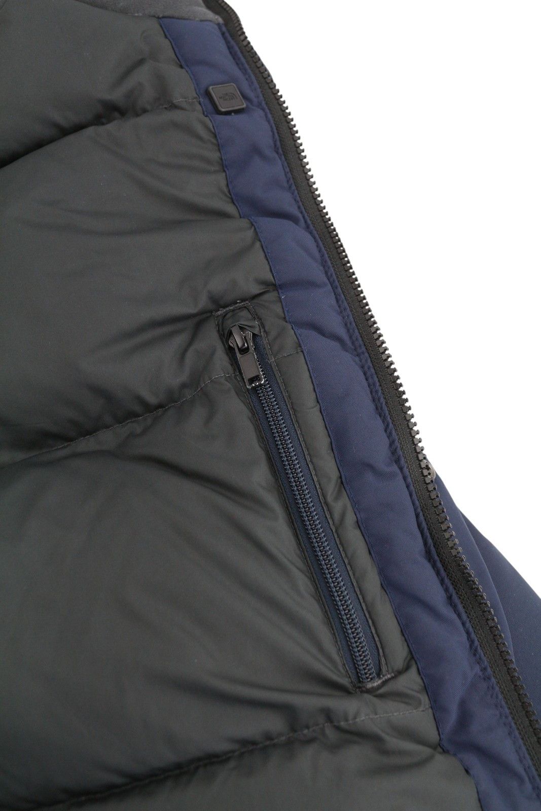 The North Face XS Dark Blue 550 Down Hood Full Zip Parka 86876 Size US XS / EU 42 / 0 - 15 Thumbnail