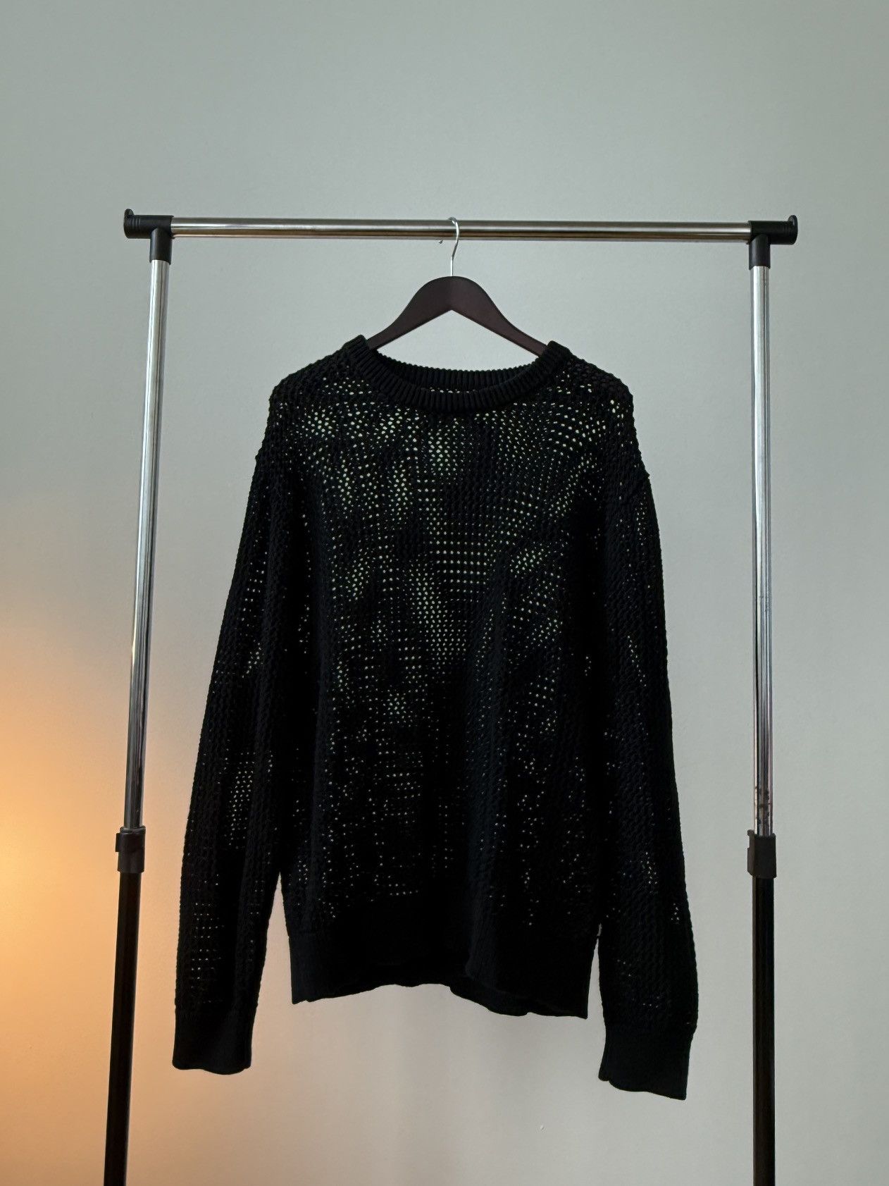 Stussy Stussy contrast rib sweater black/white | Grailed