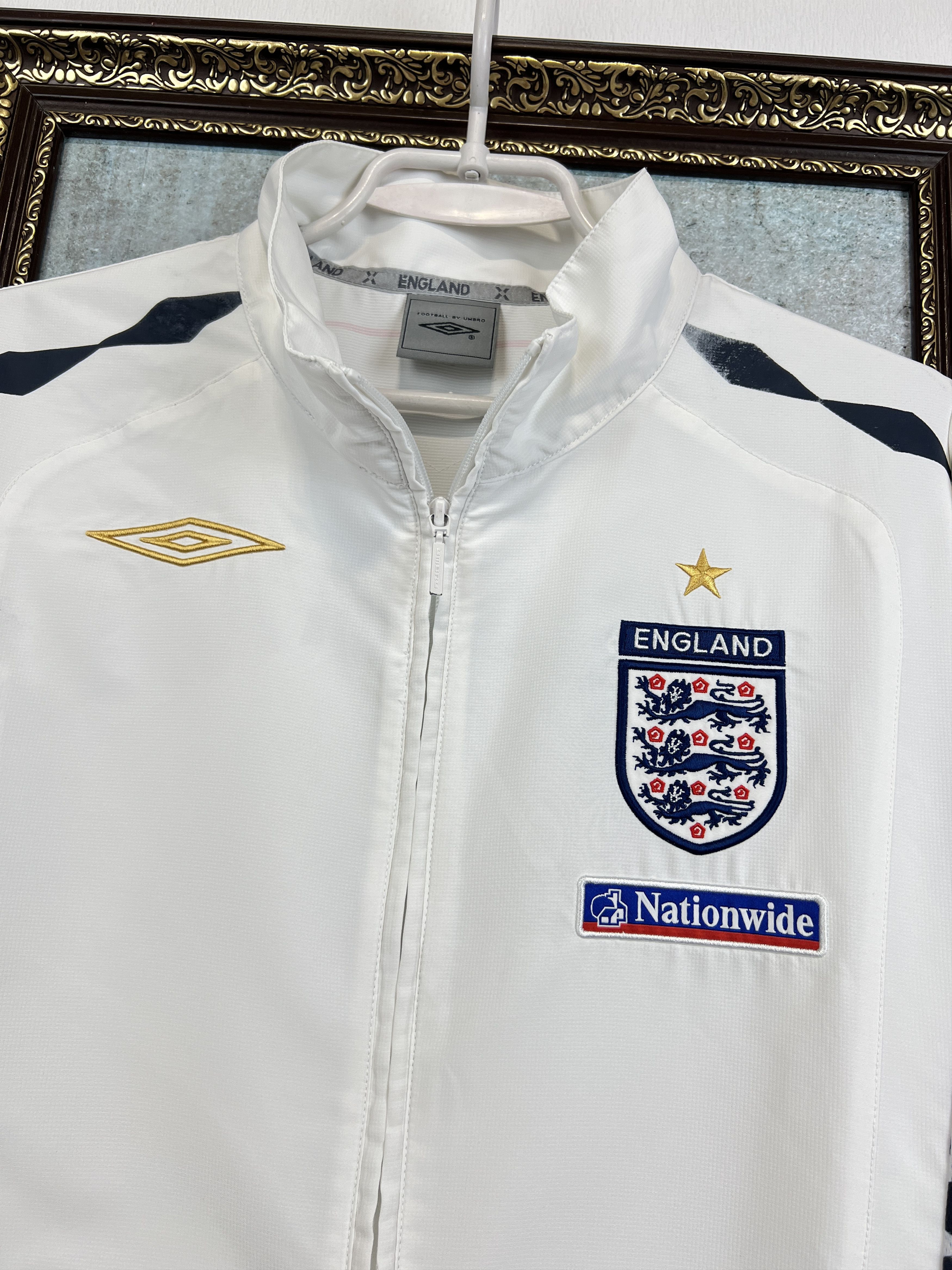 Umbro England Football Train Track Top Jacket National Team Rare Size US L / EU 52-54 / 3 - 3 Thumbnail