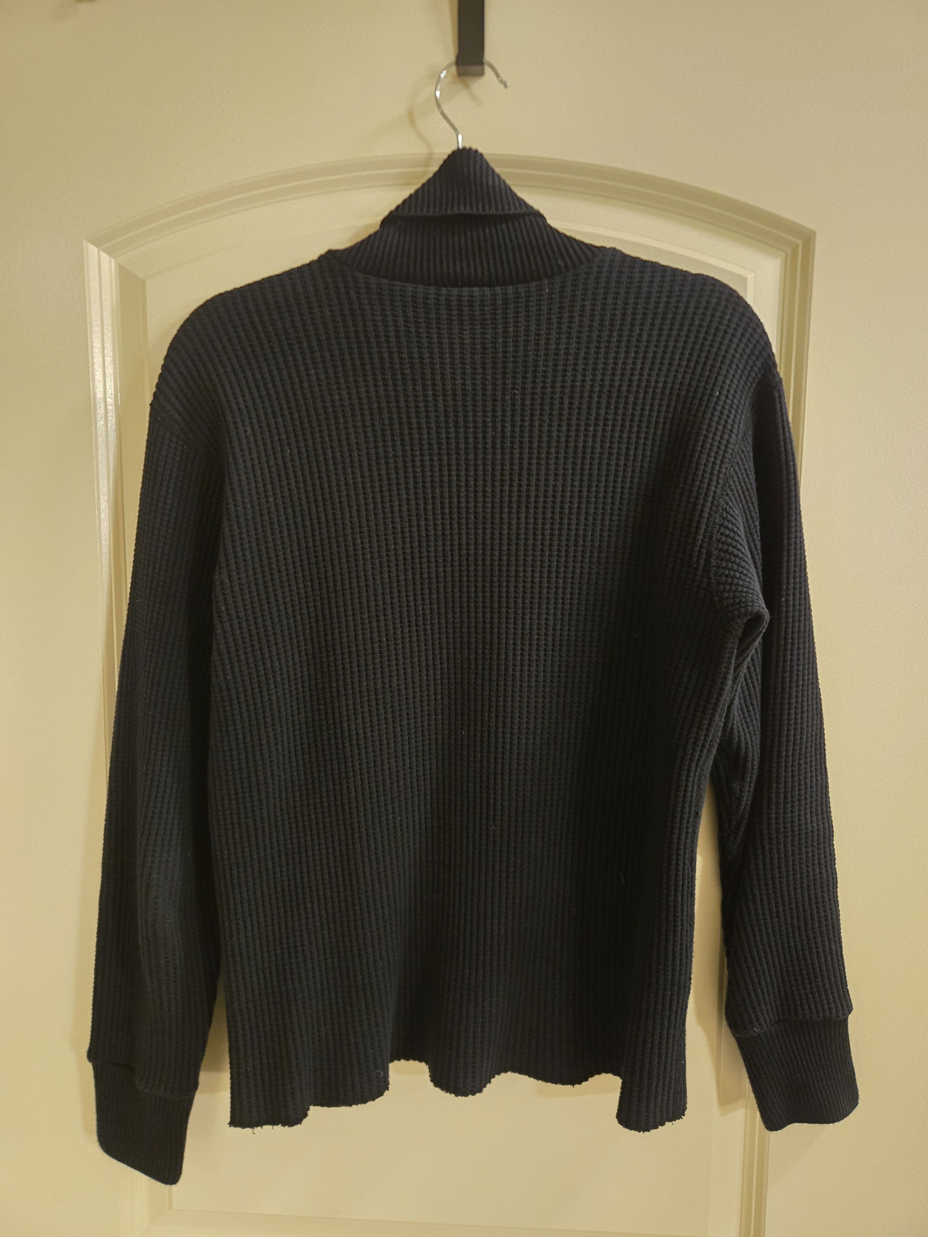 The Real McCoy's High Neck Thermal Shirt (DARK NAVY) Size US M / EU 48-50 / 2 - 2 Thumbnail