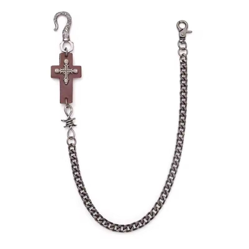 Japanese Brand Brown Cross Chain Size ONE SIZE - 4 Thumbnail