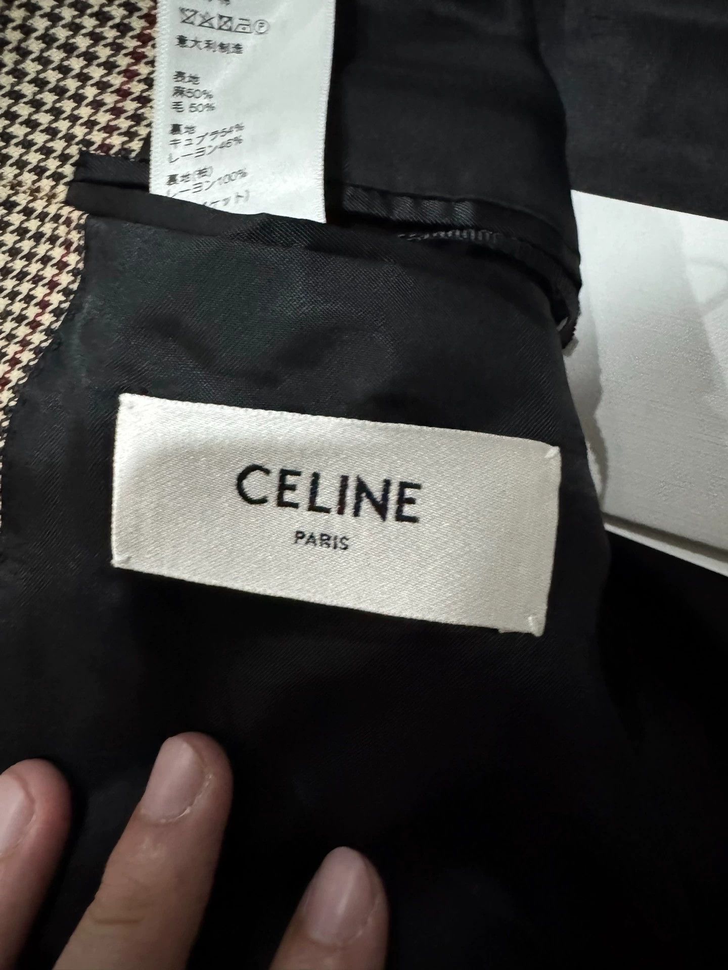 Celine Celine brand new men's plaid suit size 52 Size 52R - 9 Thumbnail