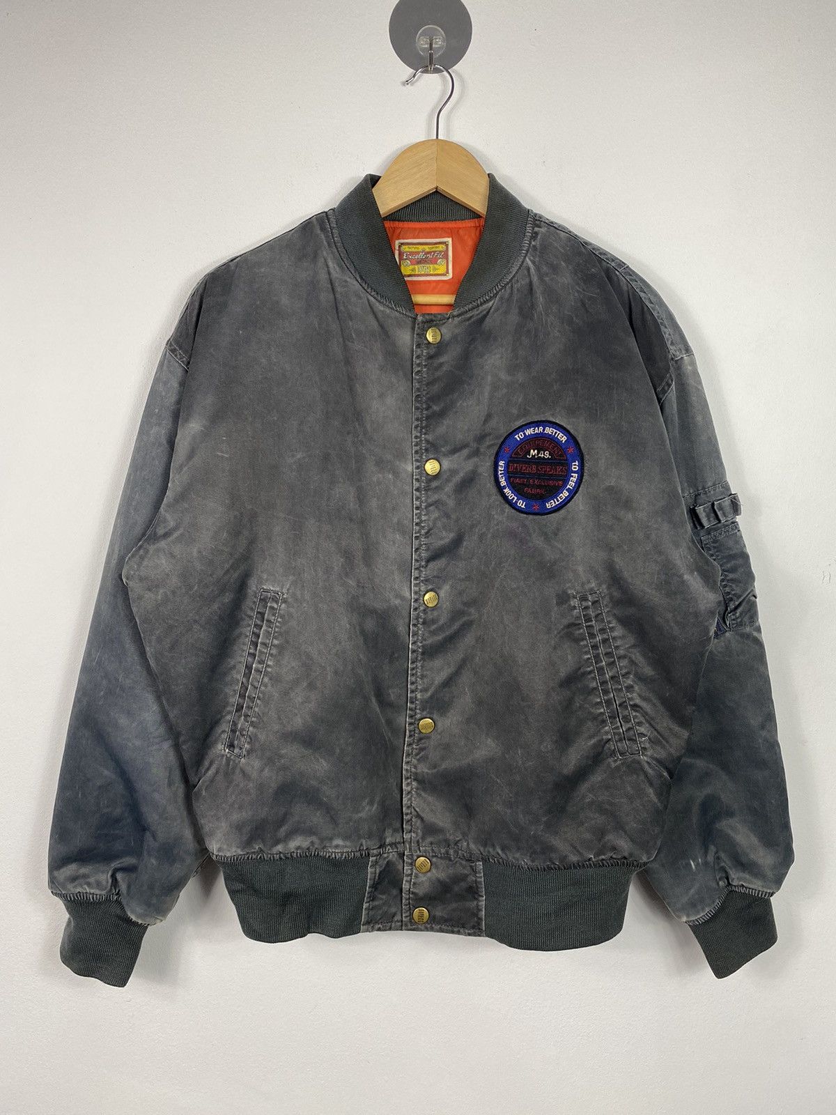 Japanese Brand Vintage M49 Bomber Jacket Size US L / EU 52-54 / 3 - 3 Thumbnail