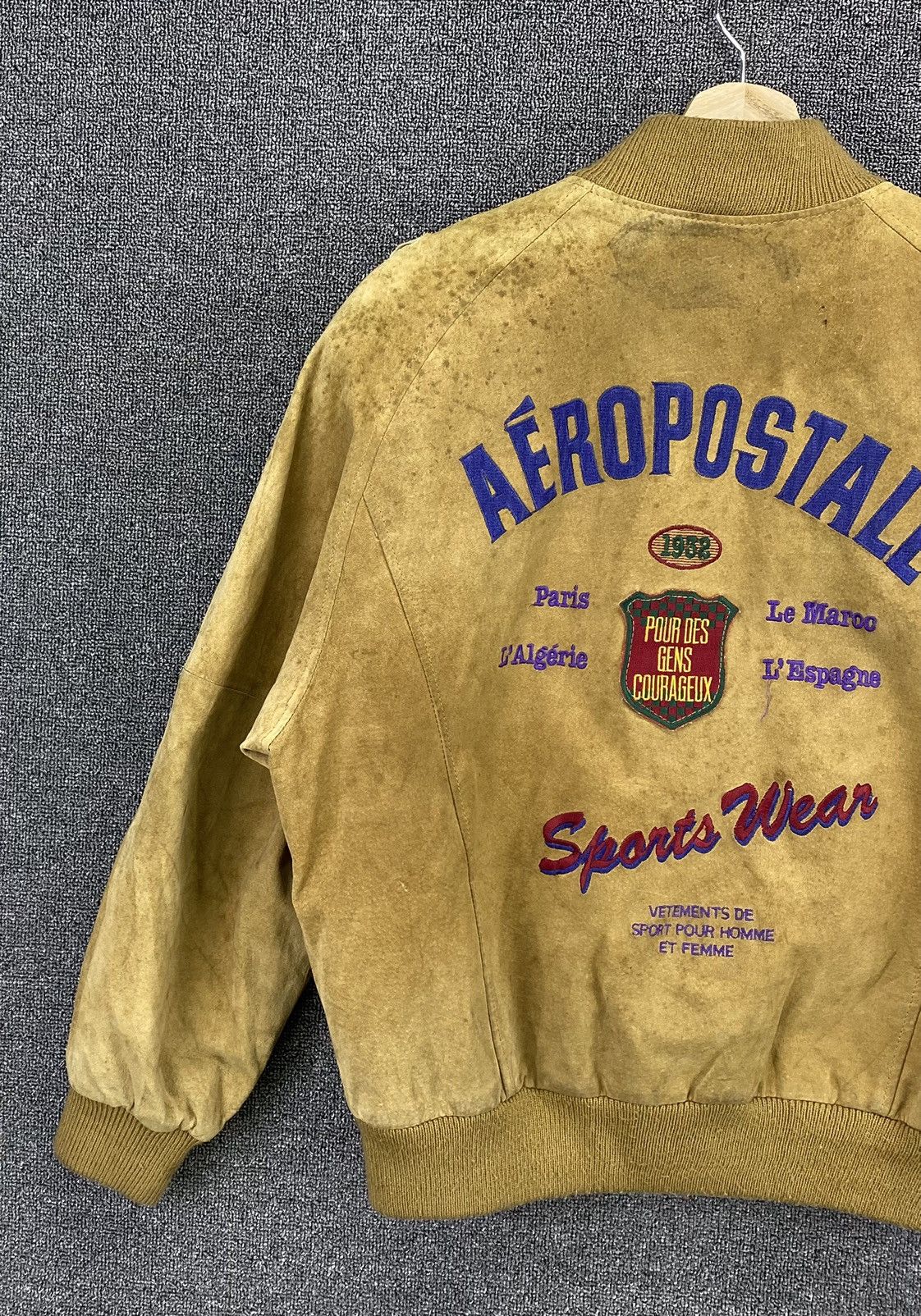 Aeropostale Vintage Aeropostale Sport Wear Vetement Leather Jacket Size US M / EU 48-50 / 2 - 3 Thumbnail