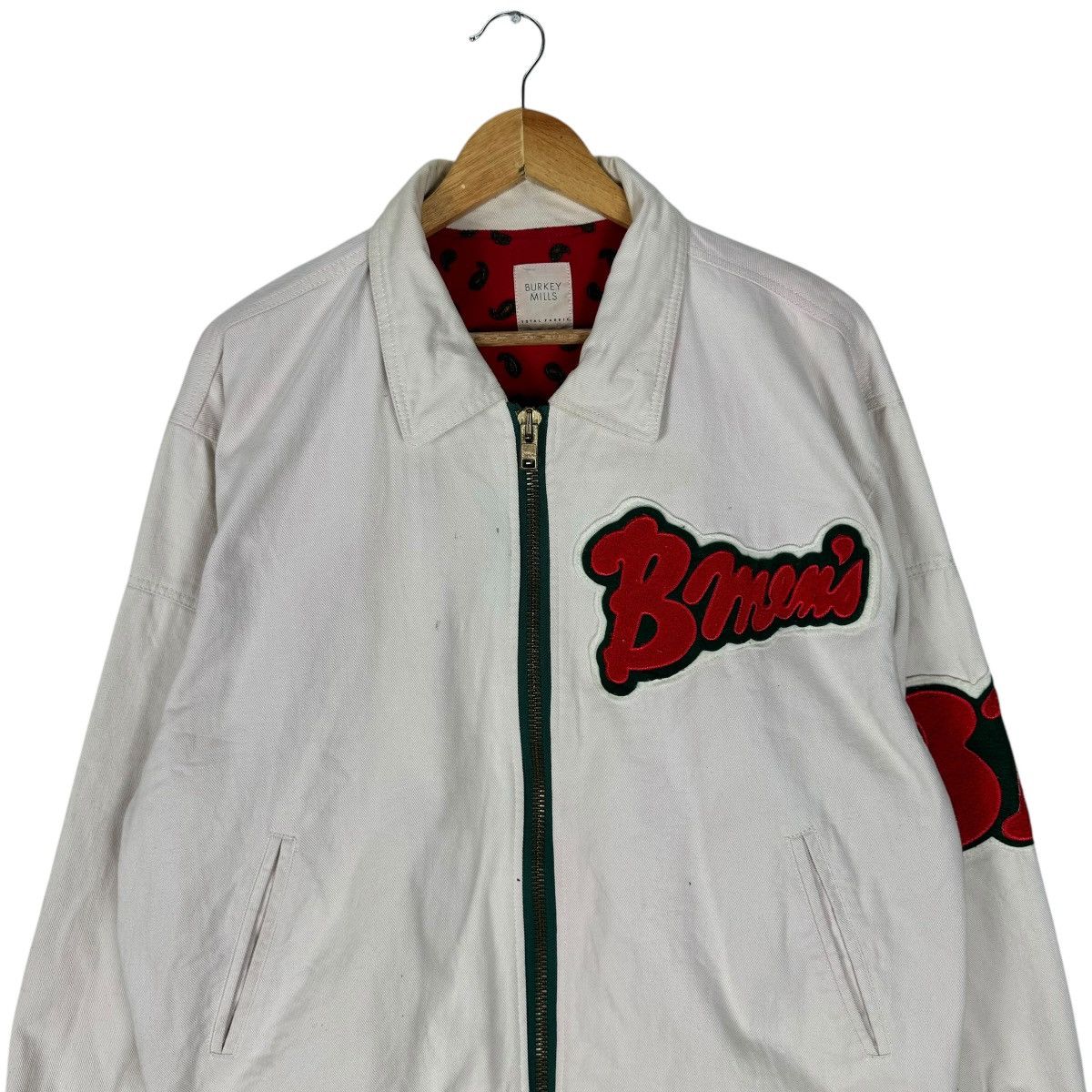 Other ☀️BURKEY MILLS PAISLEY VARSITY JACKET Size US M / EU 48-50 / 2 - 5 Thumbnail