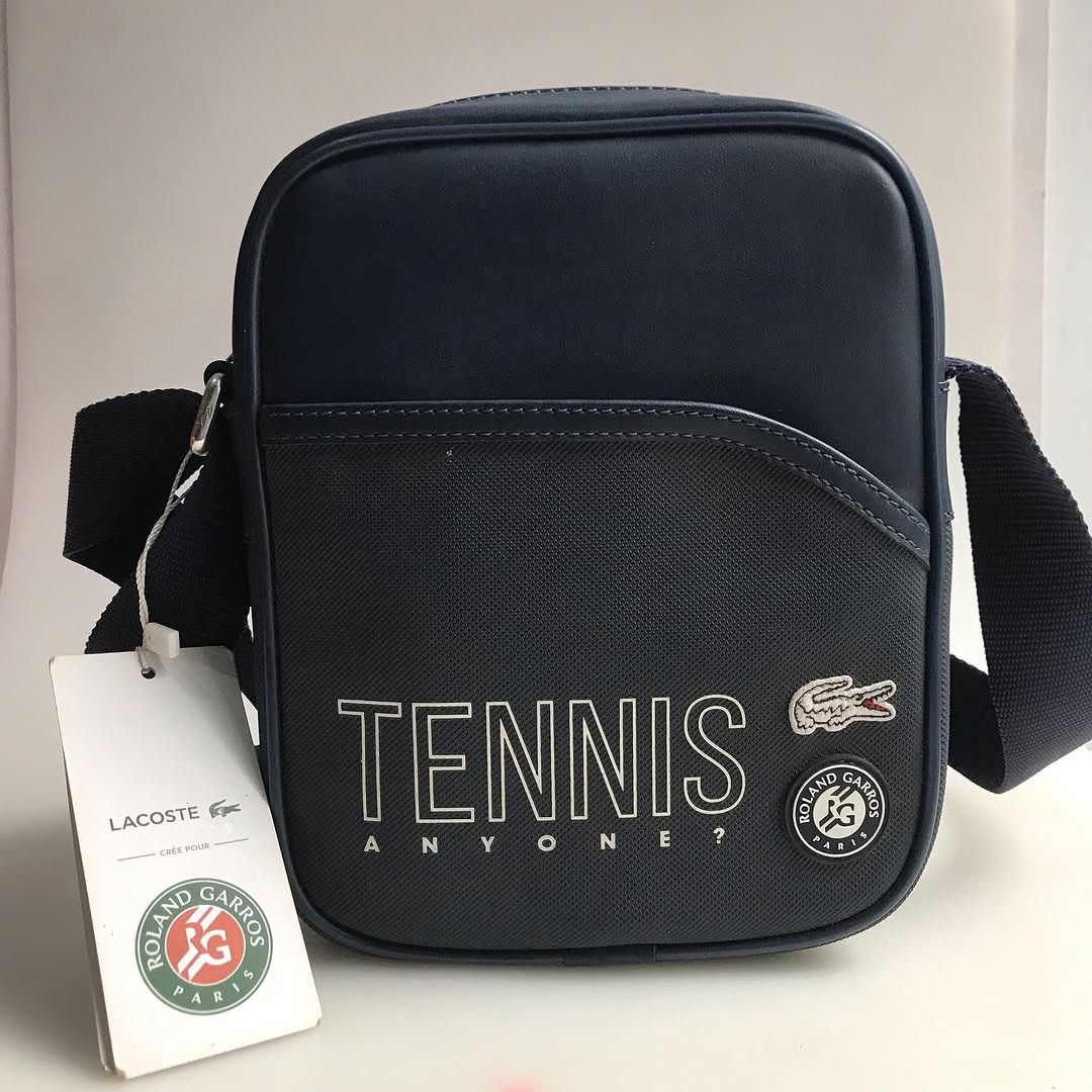 Lacoste Lacoste X Rolland Garros Tennis casual waist sling Bag navy Size ONE SIZE - 2 Thumbnail
