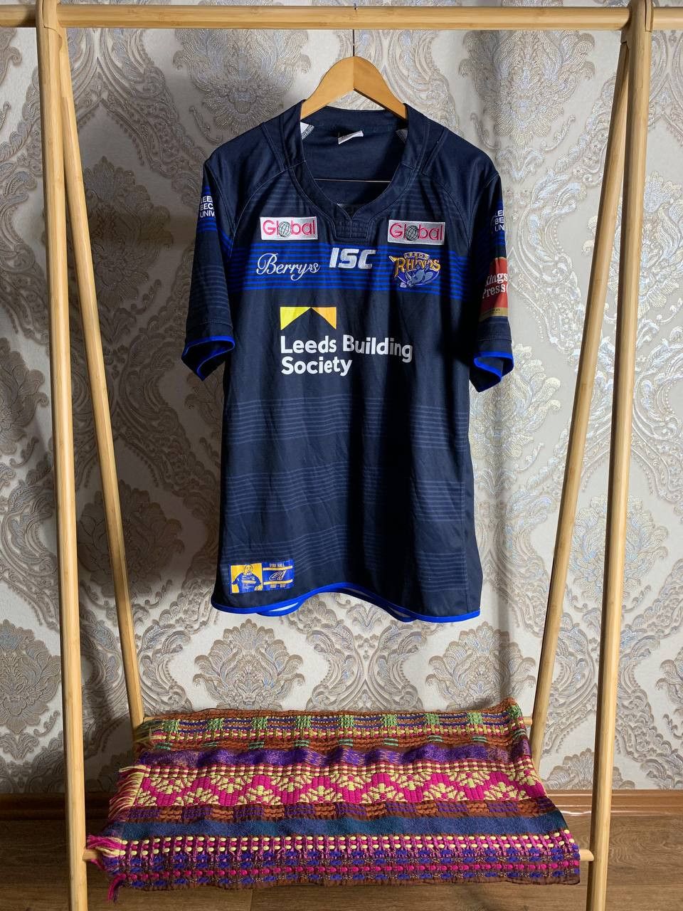 Canterbury of New Zealand Vintage Leeds Rhinos Retro Rugby Jersey Bloke Y2K 90s Size US XXL / EU 58 / 5 - 1 Thumbnail