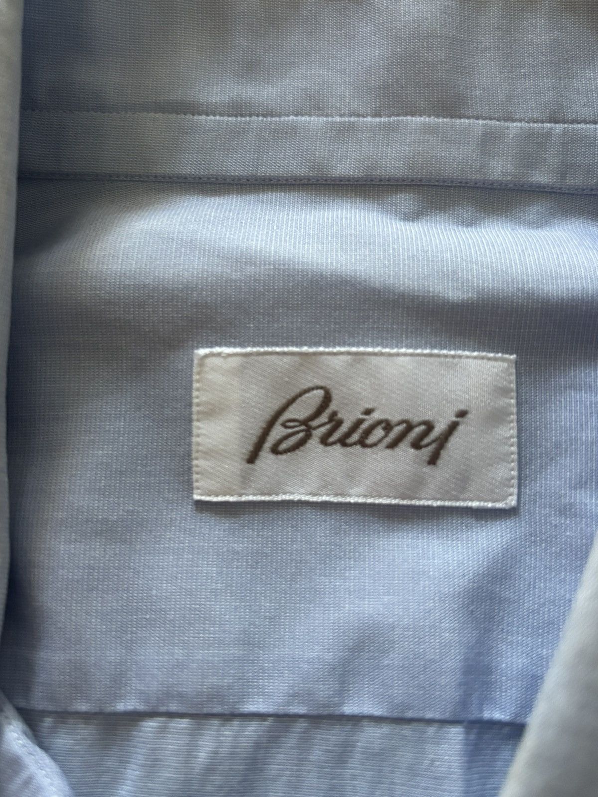 Brioni Brioni Shirt Blue Size 38R - 2 Thumbnail