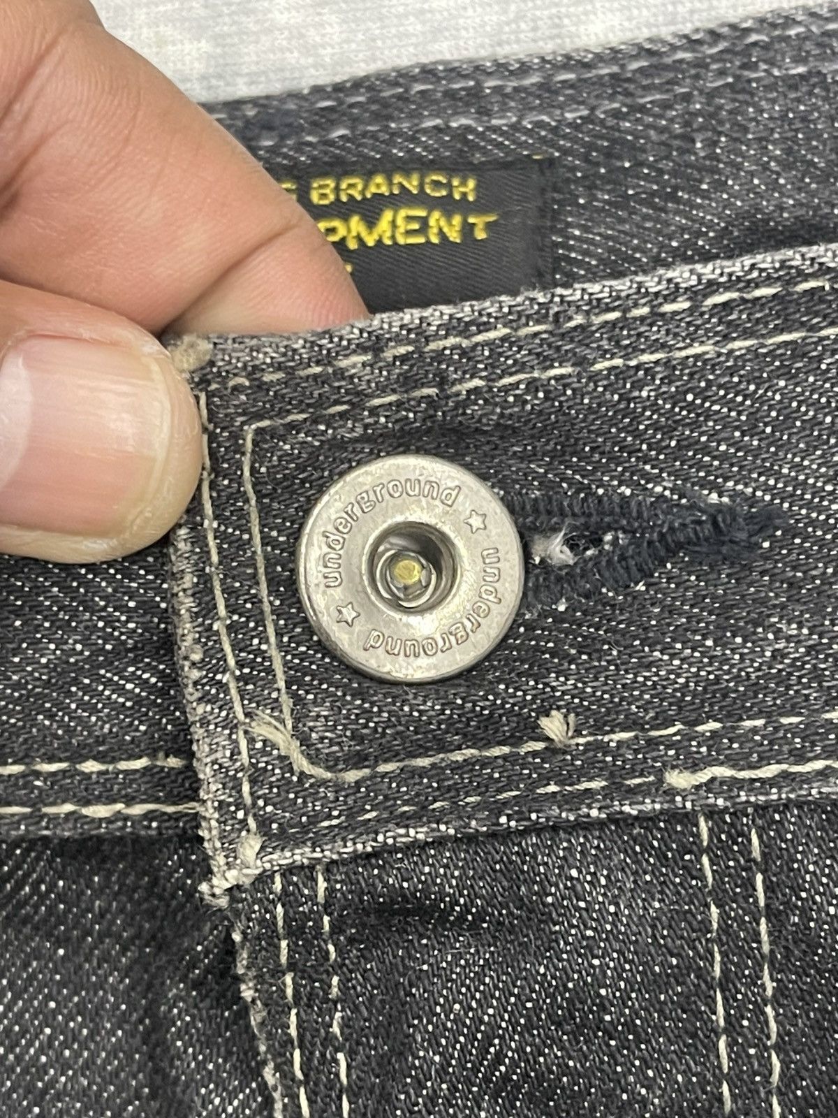 Nitraid 💥Baggy💥Nitraid Japan Sturdy Hip Hop Denim s22 Size US 33 - 7 Thumbnail