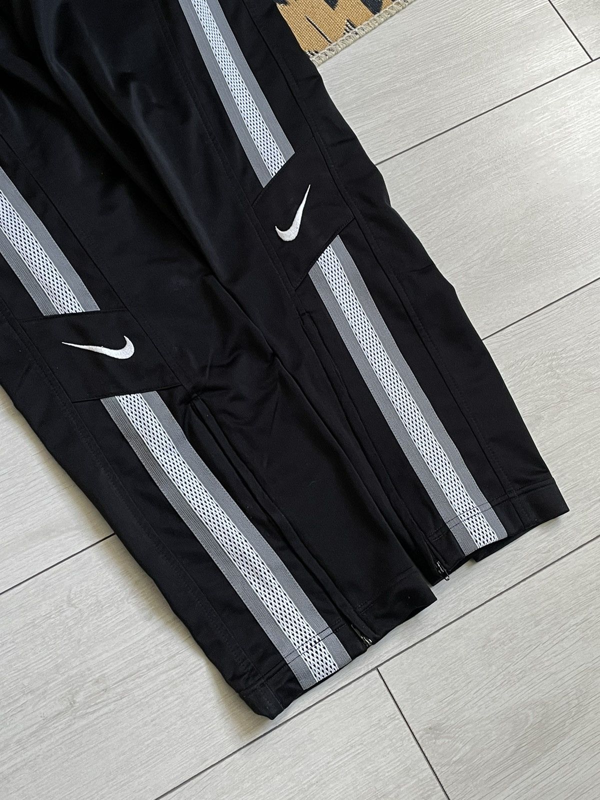 Nike × Vintage Vintage 90’s Nike Swoosh Drill Pants Size US 34 / EU 50 - 6 Thumbnail