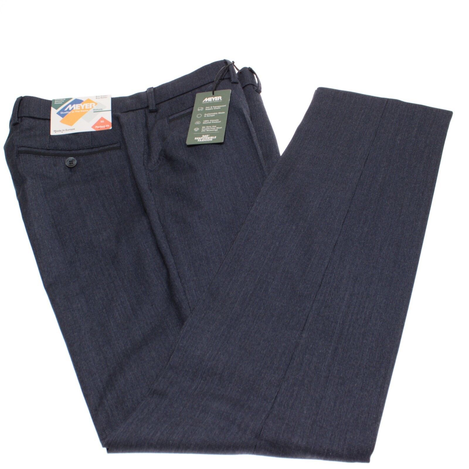 Other Meyer New with tags Dress Pants Size 34 US In Blue Size US 34 / EU 50 - 2 Thumbnail