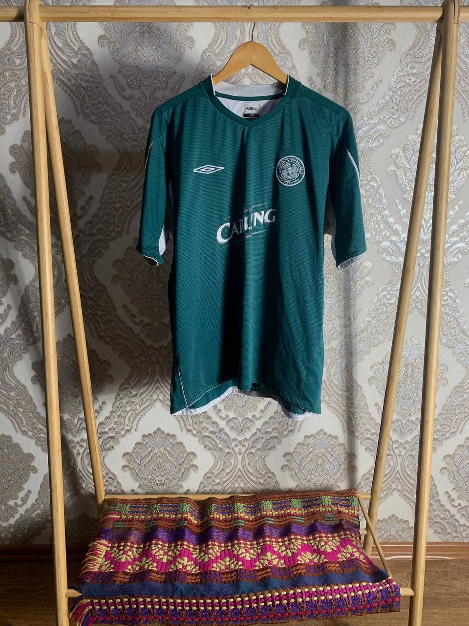 Umbro Vintage Umbro FC Celtic Scotland Soccer Jersey Retro Y2K Size US XXL / EU 58 / 5 - 1 Thumbnail