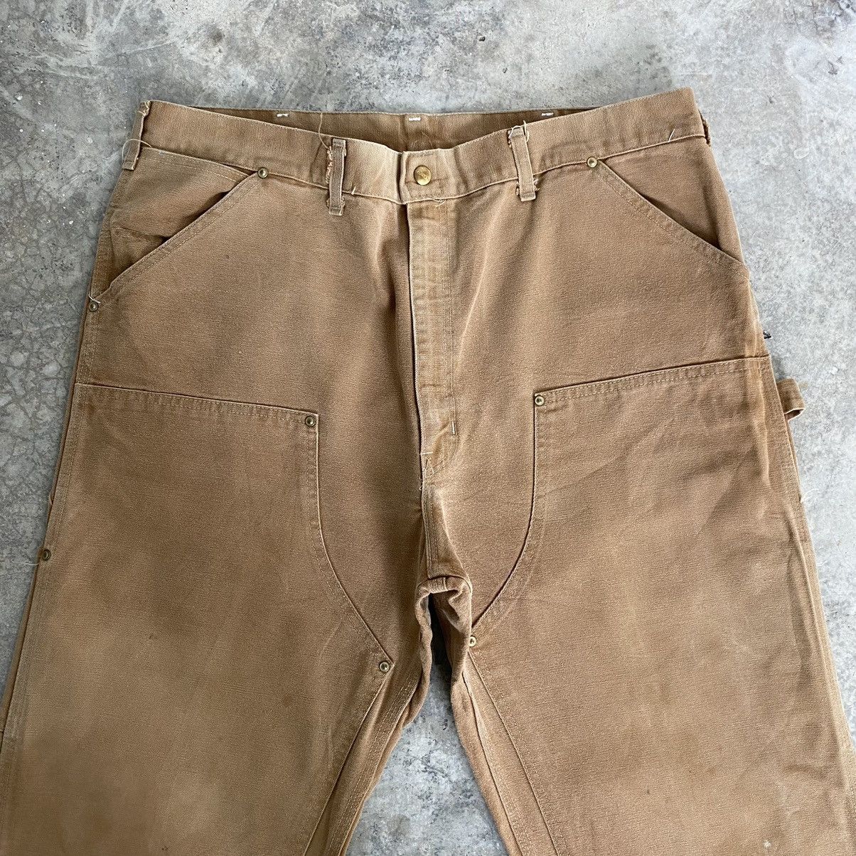 Carhartt VTG Carhartt Double Knee Faded Tan Carpenter Work Pants Size US 38 / EU 54 - 7 Thumbnail