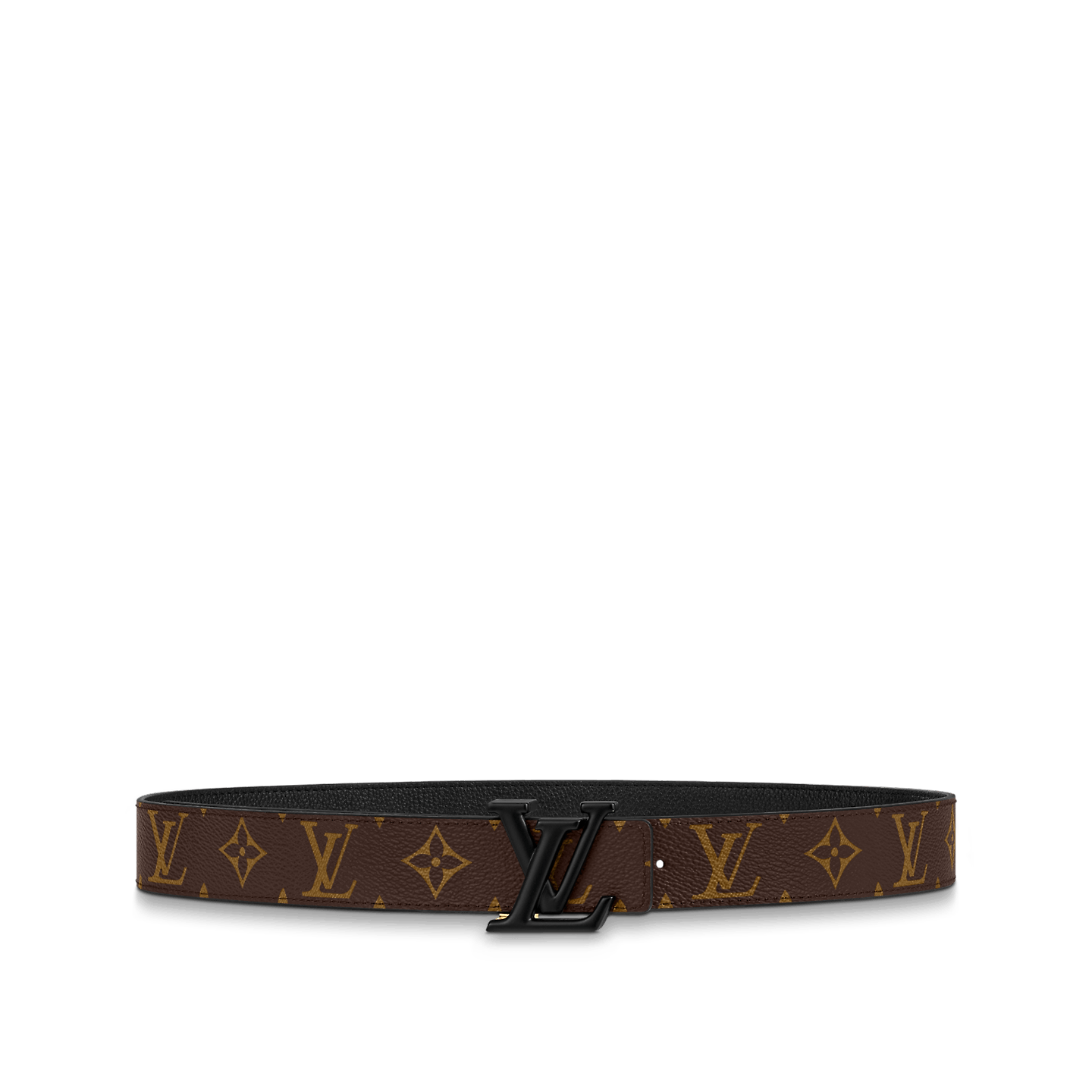 Louis Vuitton LOUIS VUITTON BELT LEATHER MONOGRAM REVERSIBLE LOGO M0594U Grailed