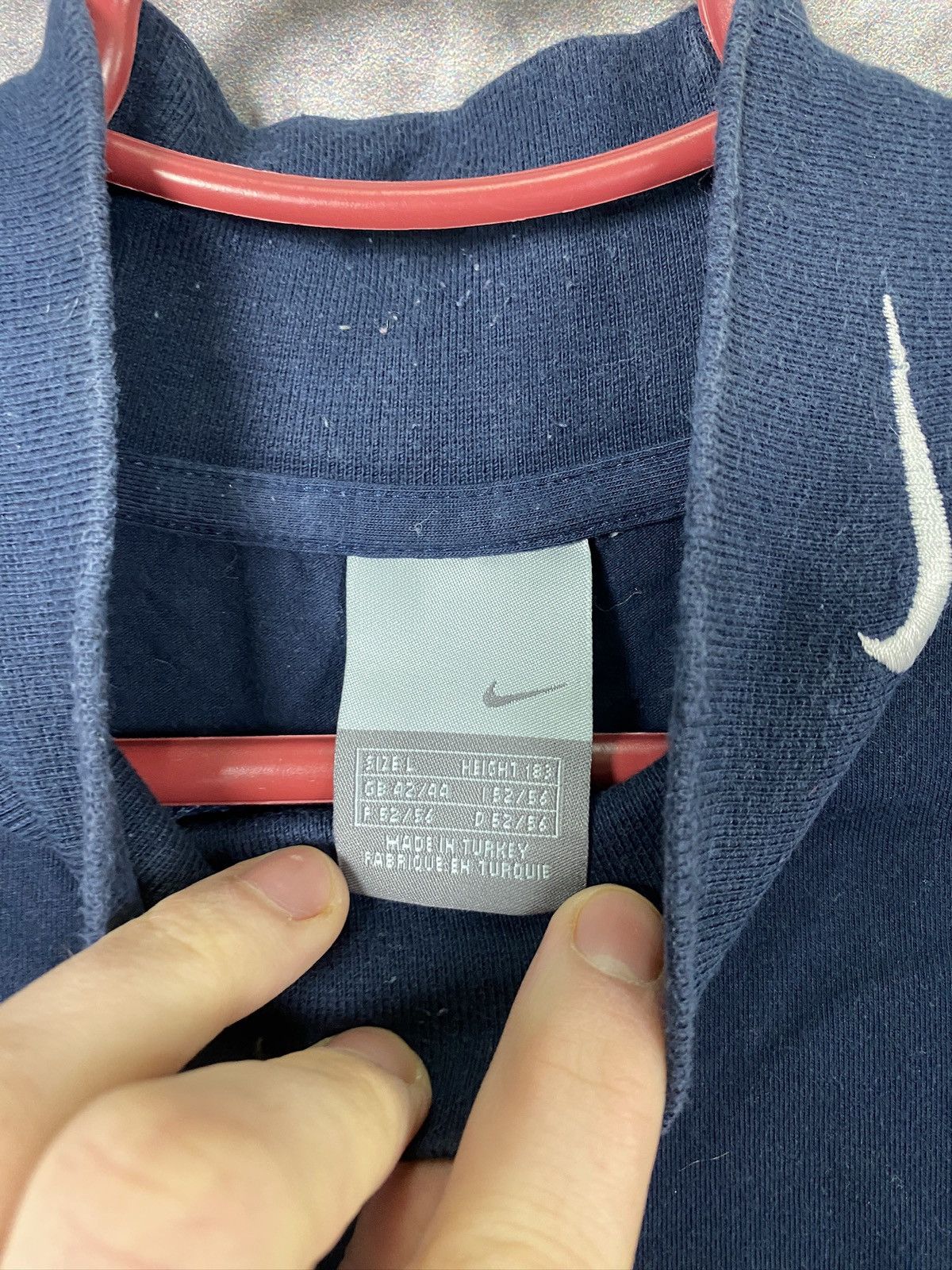 Nike × Vintage Men’s Vintage 90s Nike Pullover Golf Swoosh Size Large Size US L / EU 52-54 / 3 - 5 Thumbnail