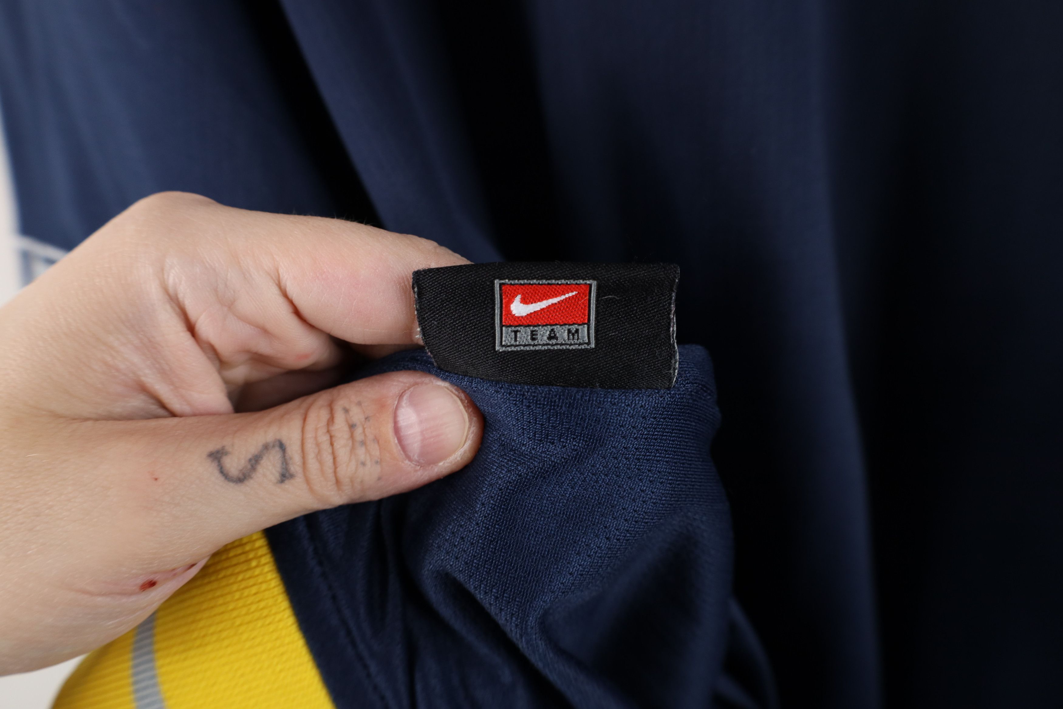 Nike × Vintage Vintage Nike Elite University of Michigan Warm Up Jacket Size US L / EU 52-54 / 3 - 12 Thumbnail