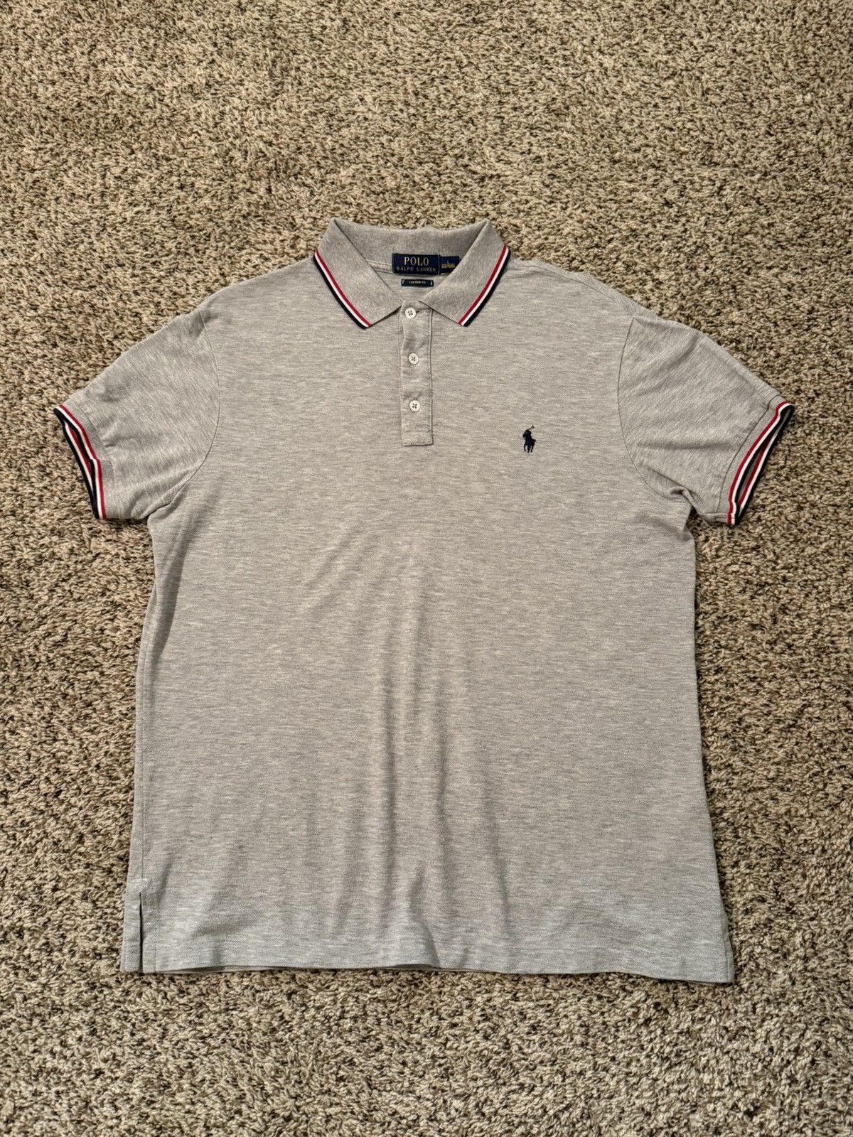 Polo Ralph Lauren Polo Ralph Lauren Grey Polo Size US L / EU 52-54 / 3 - 1 Thumbnail