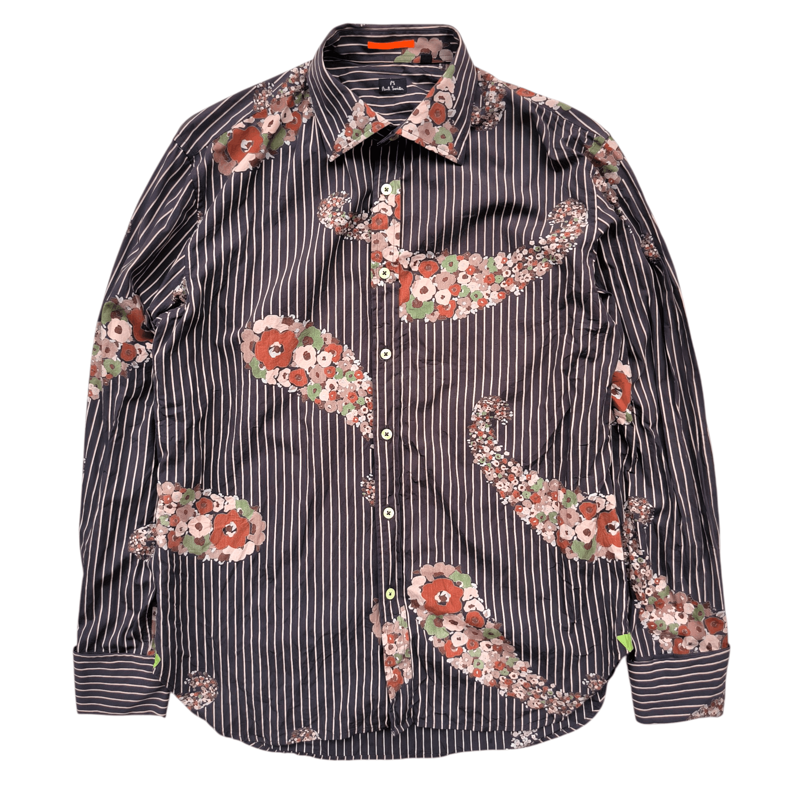 Paul Smith Paul Smith Floral Stripe Shirts Size US L / EU 52-54 / 3 - 1 Thumbnail