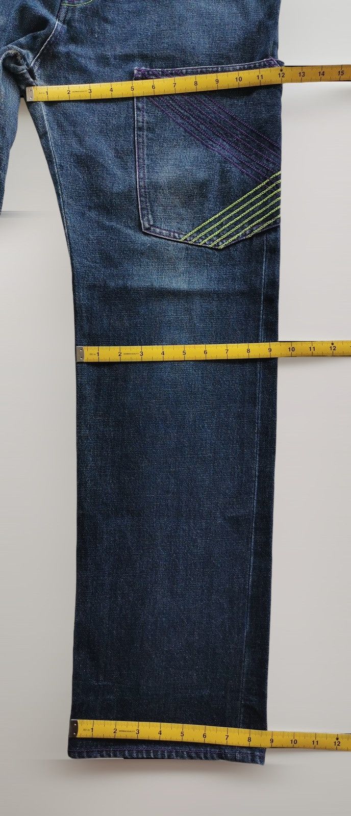 If Six Was Nine × Japanese Brand × Jean Xanthous Selvedge Jeans Size US 33 - 16 Thumbnail