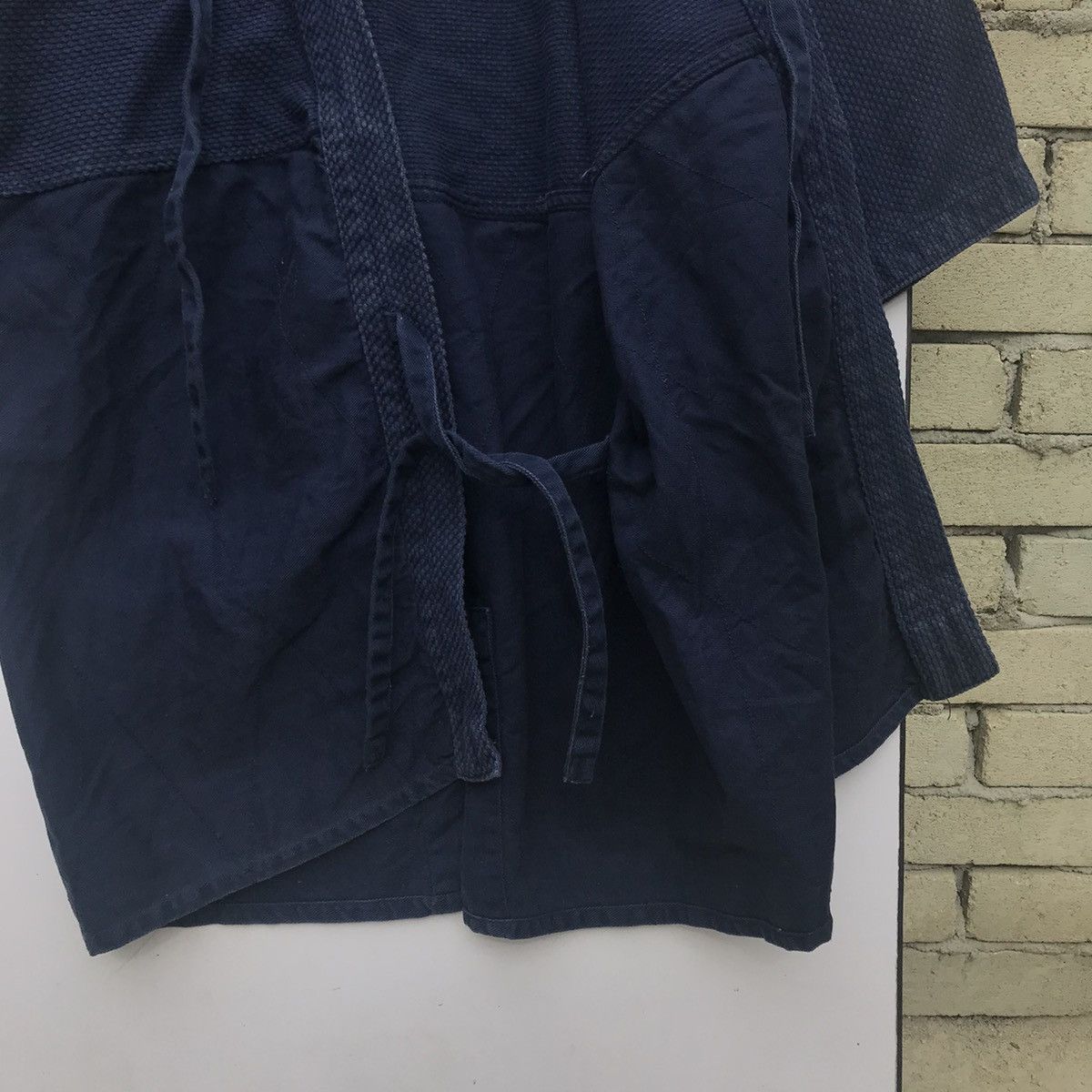 Vintage Vintage Kimono Blue Indigo Sashiko Style Size US L / EU 52-54 / 3 - 9 Thumbnail