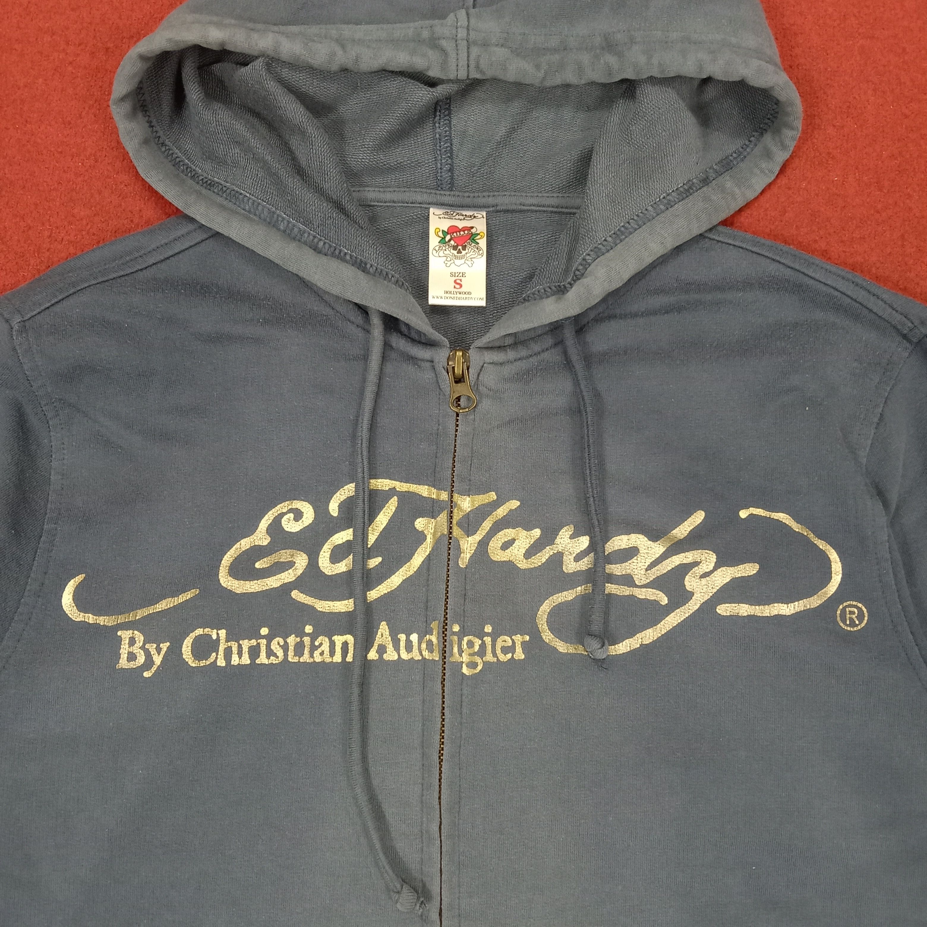 Ed Hardy Ed Hardy Back Print Rock Style Design Zipper Hoodies Size US S / EU 44-46 / 1 - 4 Thumbnail