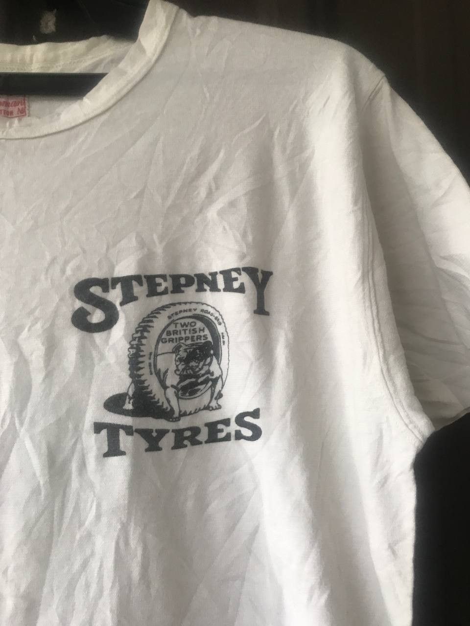 Cushman × Japanese Brand Cushman Stepney Tyres Tee Freewheelers Mister Freedom Style Size US S / EU 44-46 / 1 - 4 Thumbnail