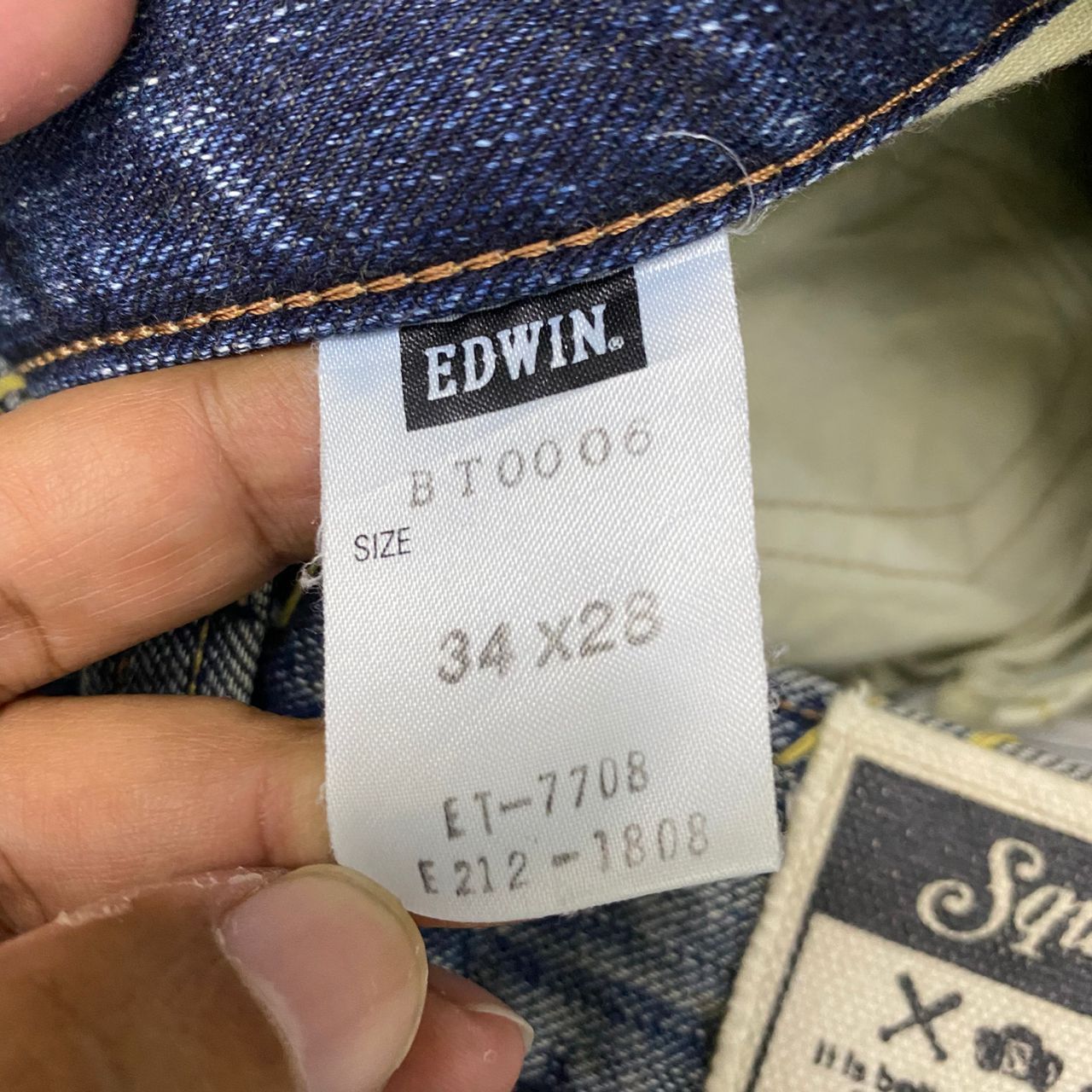 Edwin 💥Best Offer💥Vintage Edwin X Square Dark Distressed Denim Size US 36 / EU 52 - 21 Thumbnail