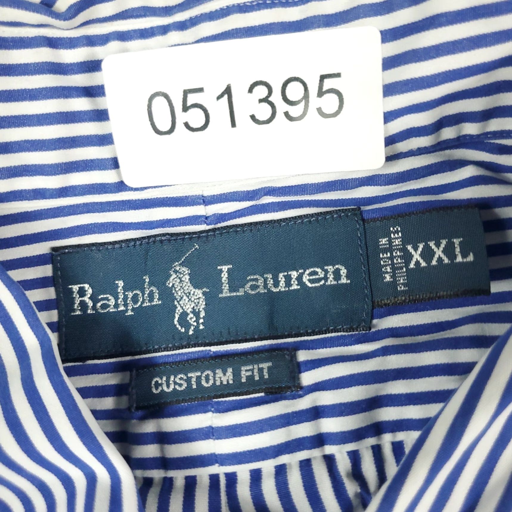 Ralph Lauren Ralph Lauren Shirt Mens 2XL Blue Striped Pony Classic Button-Up Long Sleeve Casual Workwear Size US XXL / EU 58 / 5 - 8 Thumbnail