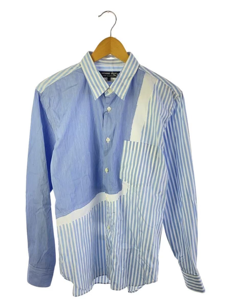 Comme des Garcons × Comme des Garcons Homme Deux Striped Button Shirt Size US S / EU 44-46 / 1 - 1 Thumbnail