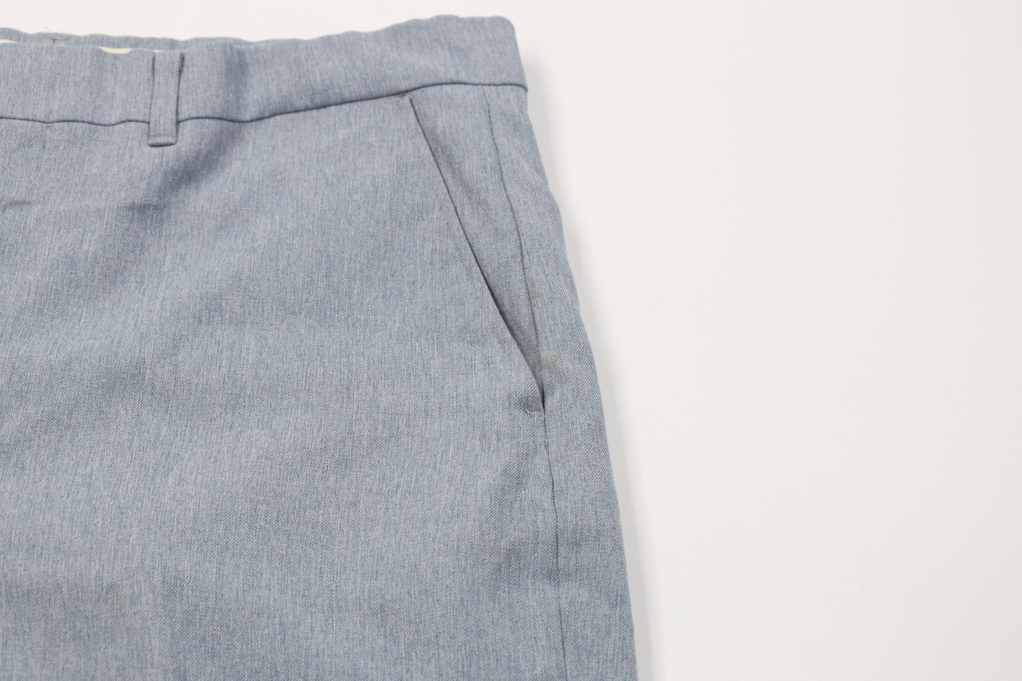 Vintage Vintage 70s Streetwear Chambray Wide Leg Chino Pants USA Size US 34 / EU 50 - 6 Thumbnail