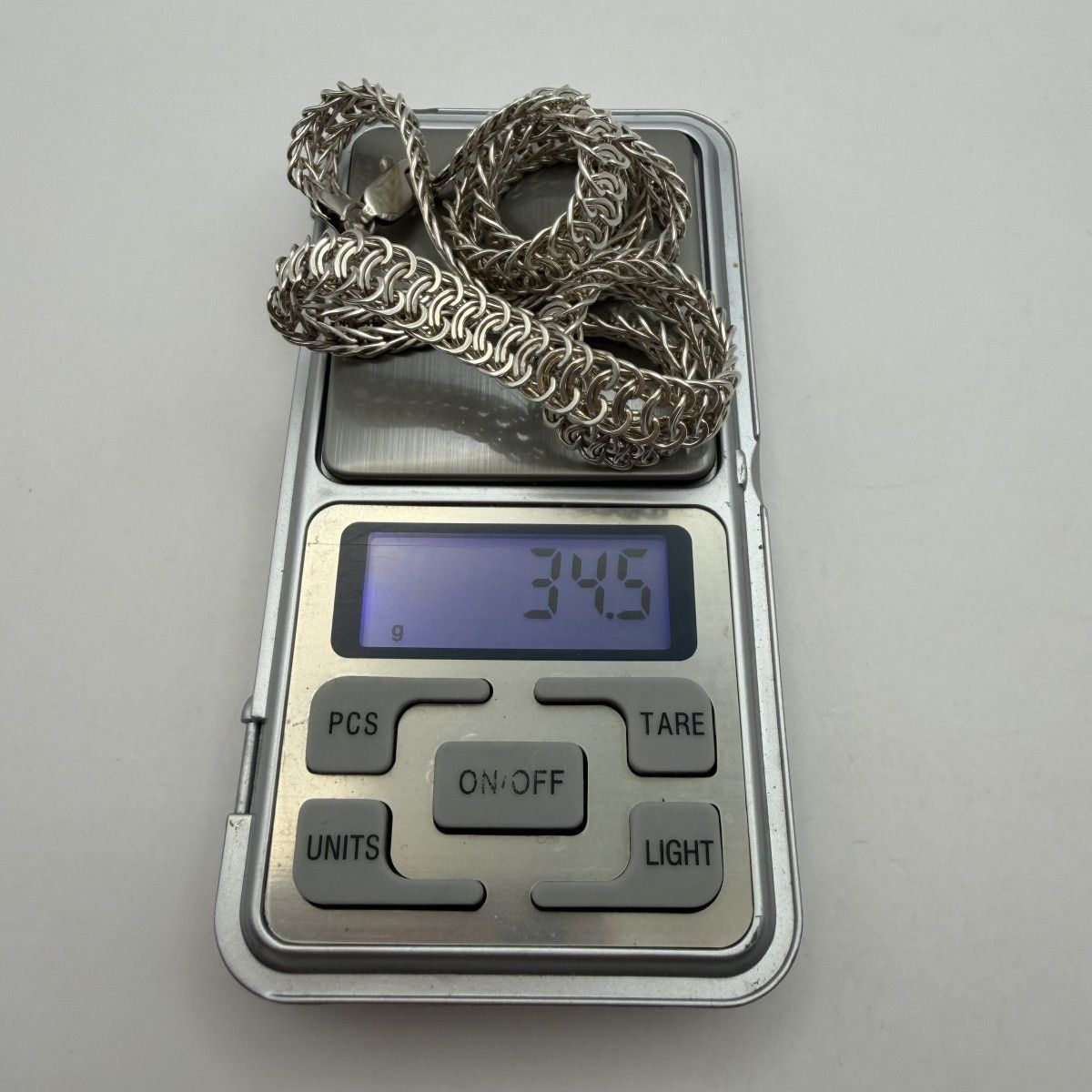 Sterling Silver Vintage Sterling Silver 925 Men's Jewelry Wheat Chain 50cm Size ONE SIZE - 10 Thumbnail