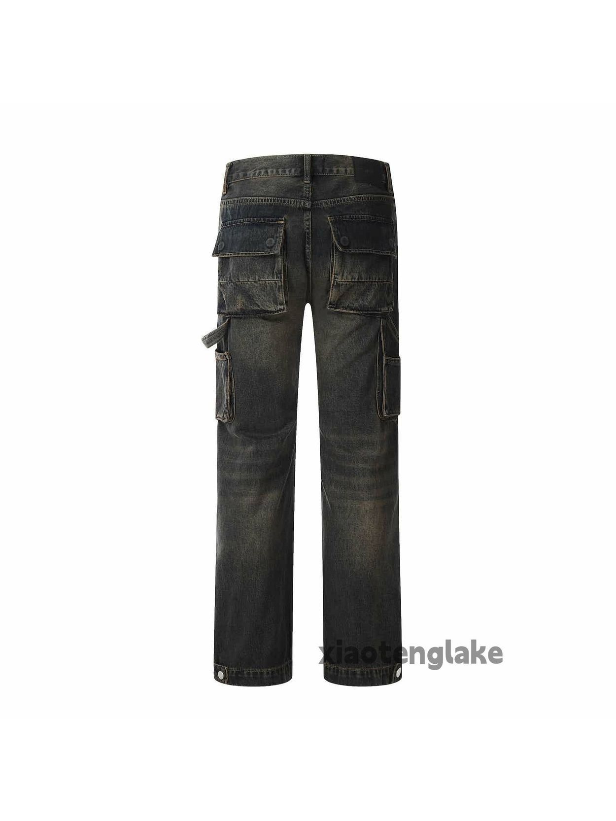 Jean × Vintage washed faded utility carpenter skate hiphop jeans Size US 30 / EU 46 - 7 Thumbnail