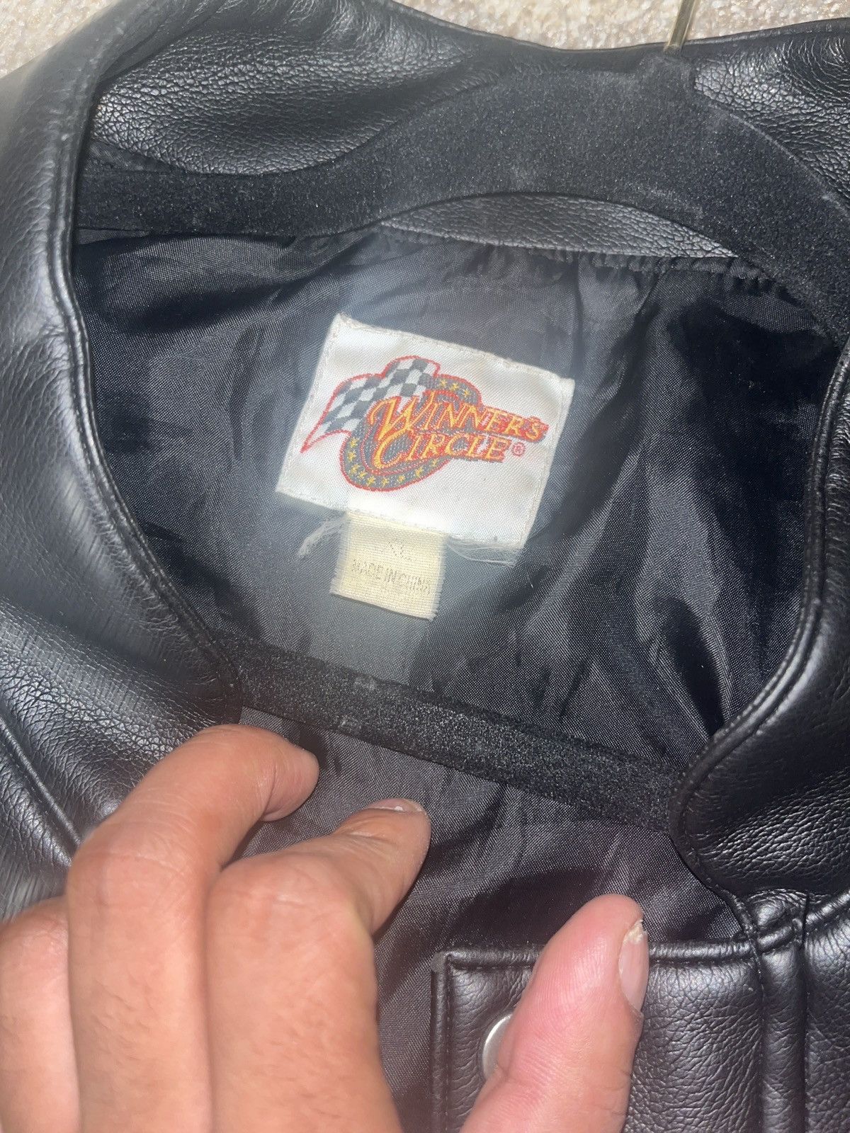 Winners Circle Black and gray cooler light nascar jacket Size US XL / EU 56 / 4 - 2 Thumbnail