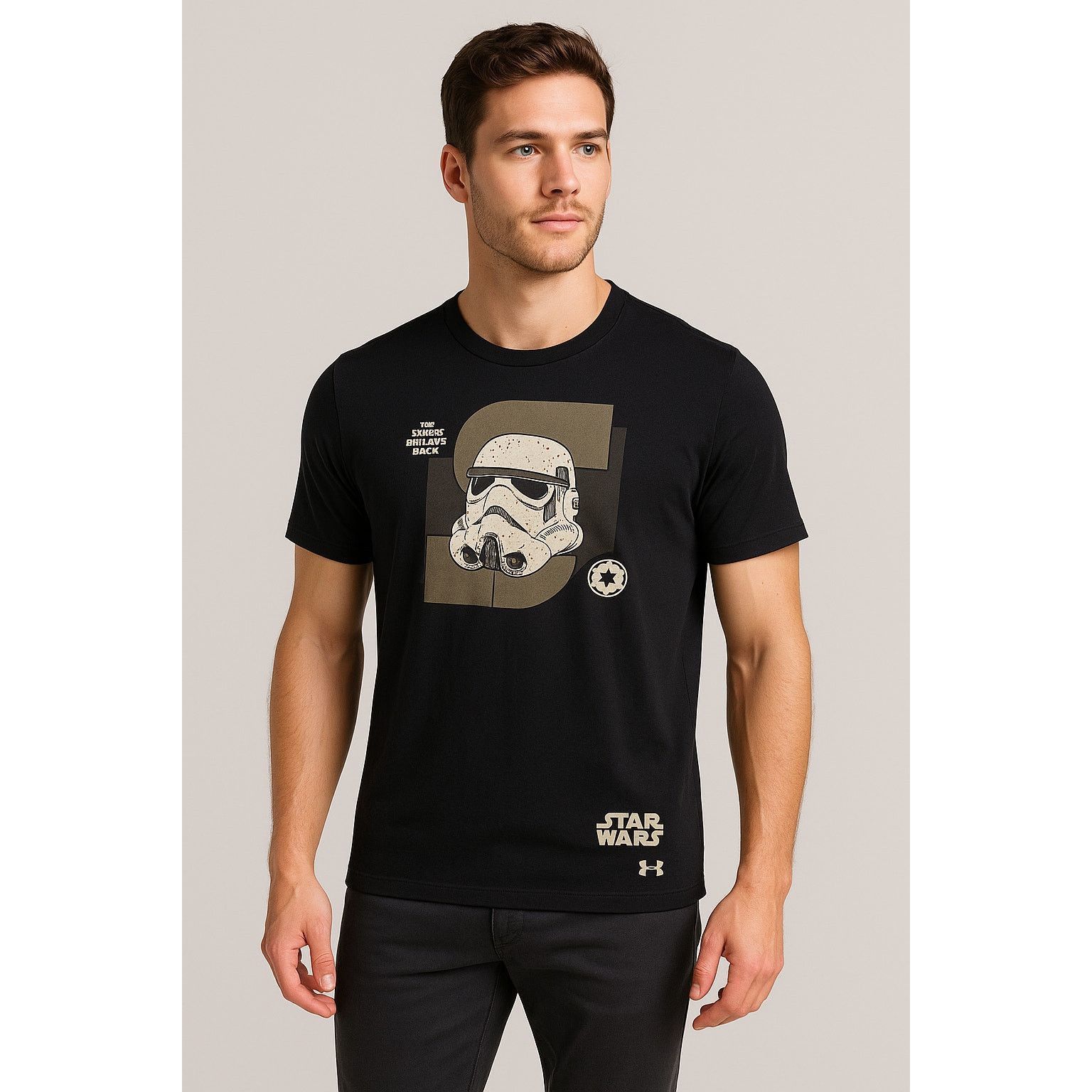 Star Wars Under Armour Star Wars Stormtrooper Graphic Black HeatGear Size US S / EU 44-46 / 1 - 1 Thumbnail