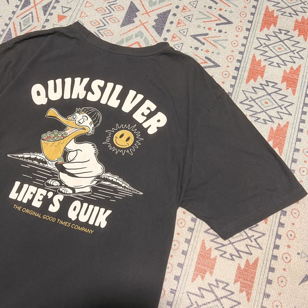 Quiksilver Quiksilver T-shirt Size US L / EU 52-54 / 3 - 4 Thumbnail