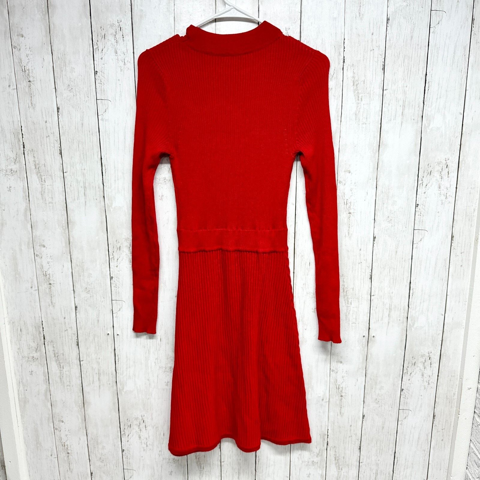 Other The Limited Dress Sz XS Long Sleeve Rib Tight Knit Sweater Size XS / US 0-2 / IT 36-38 - 5 Thumbnail