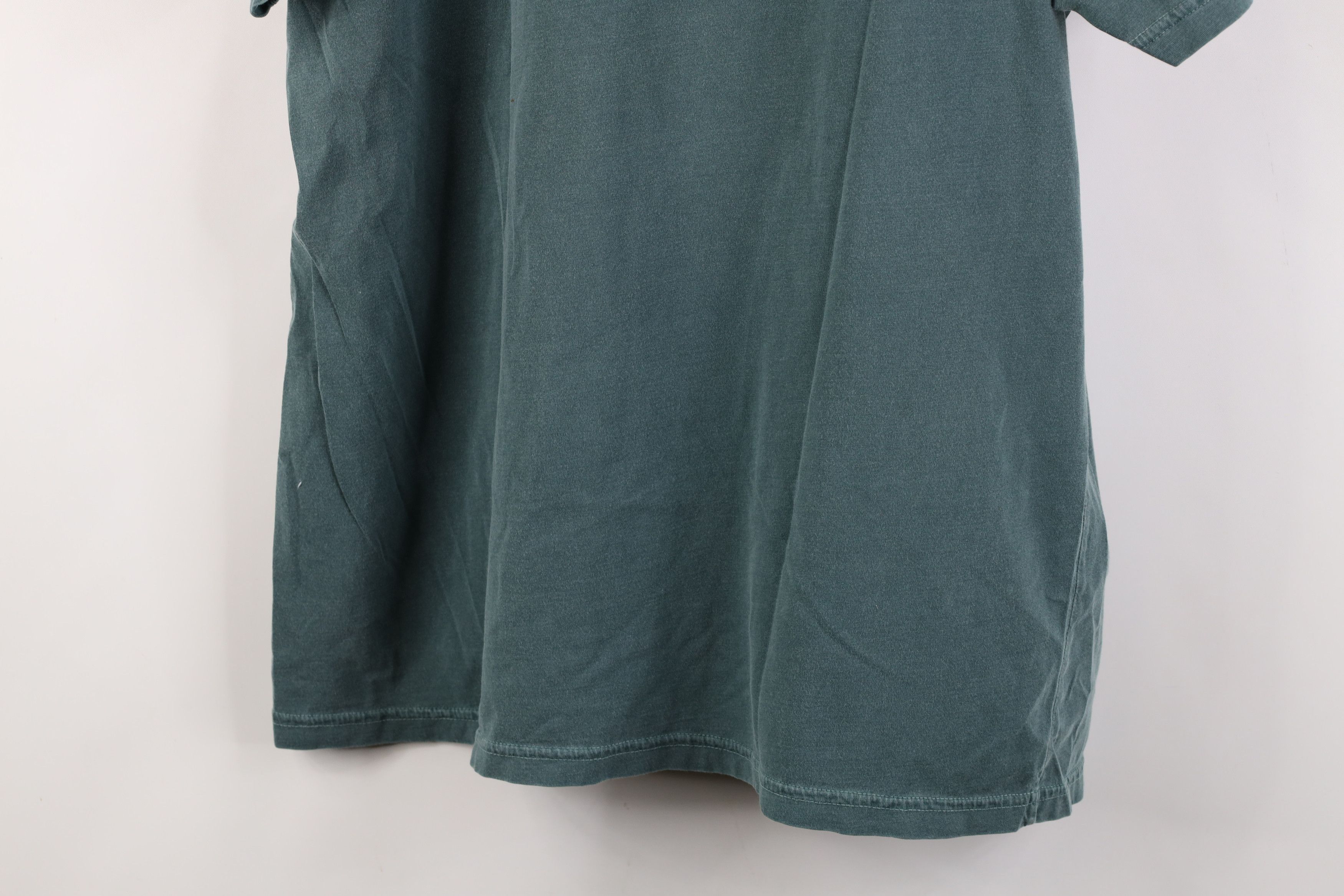 Banana Republic Vintage 90s Banana Republic Pigment Stonewash T-Shirt Green Size US L / EU 52-54 / 3 - 12 Thumbnail