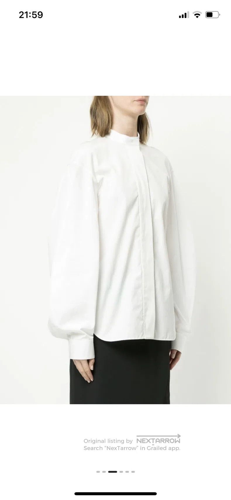 Jil Sander Jil Sander size 36 White Classic Shirt Size S / US 4 / IT 40 - 7 Thumbnail