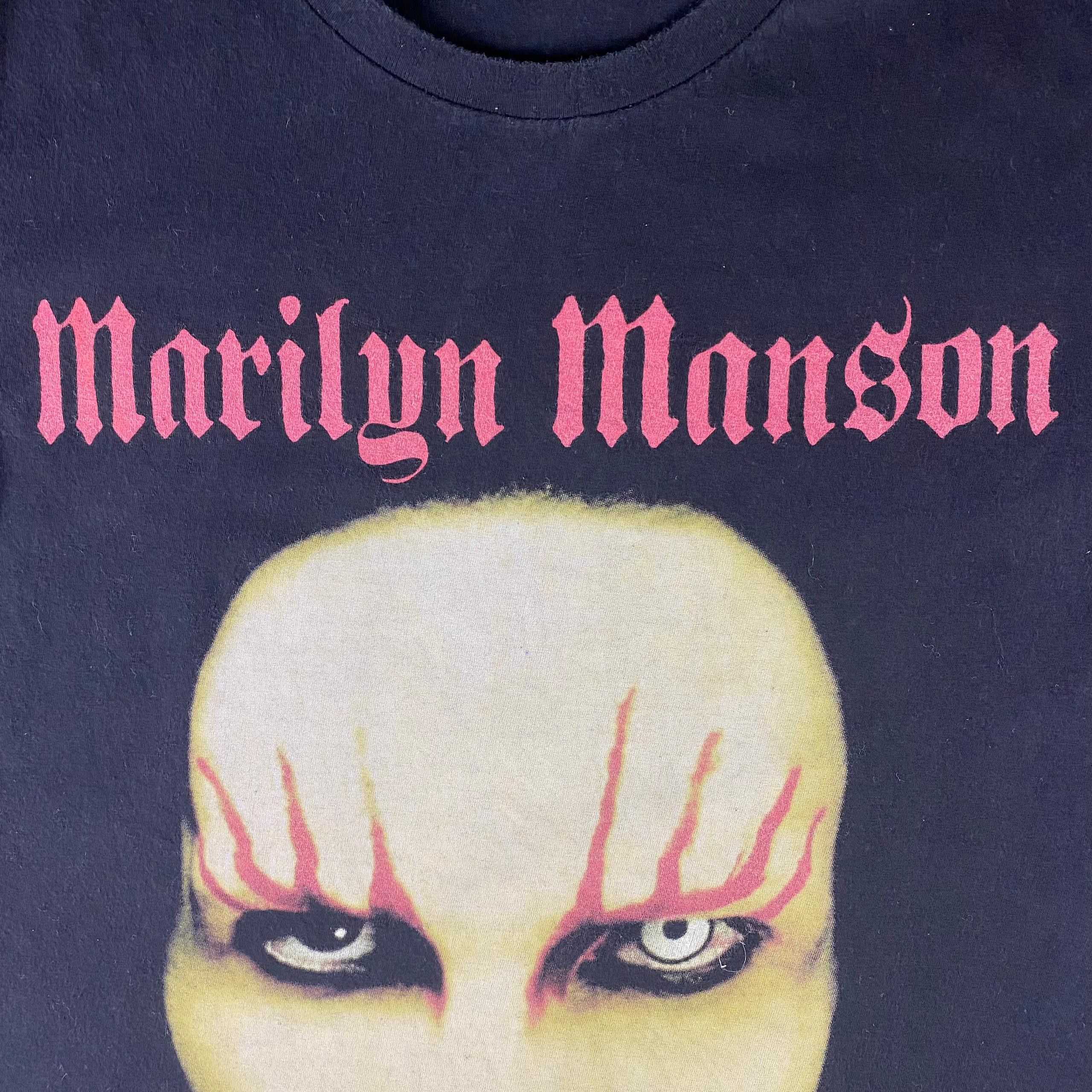Band Tees Vintage Marilyn Manson Band Tshirt Size US S / EU 44-46 / 1 - 5 Thumbnail