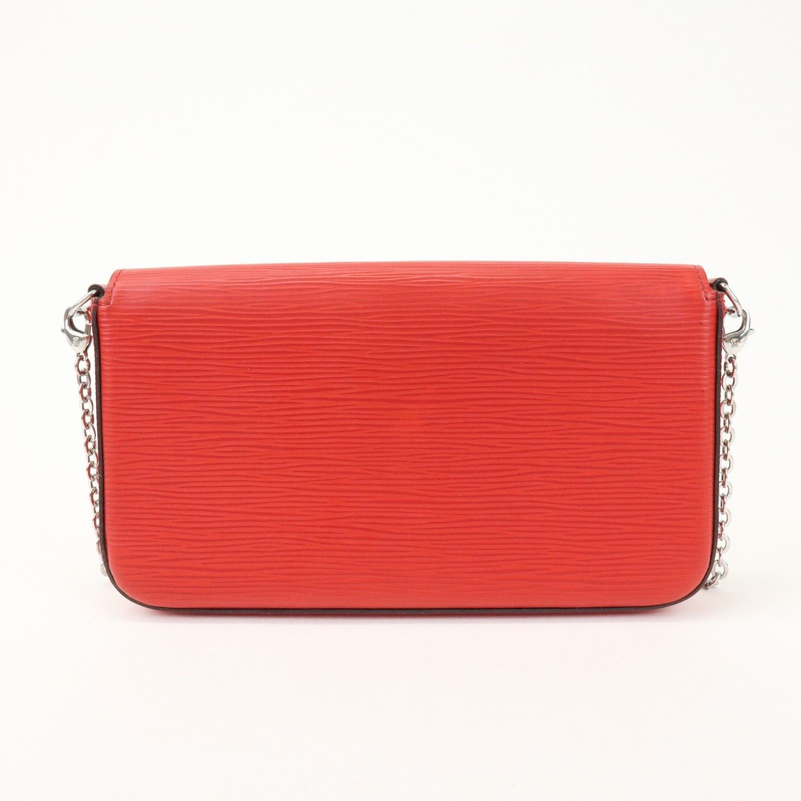 Louis Vuitton Louis Vuitton Epi Pochette Felicie Chain Wallet Red Size ONE SIZE - 2 Thumbnail