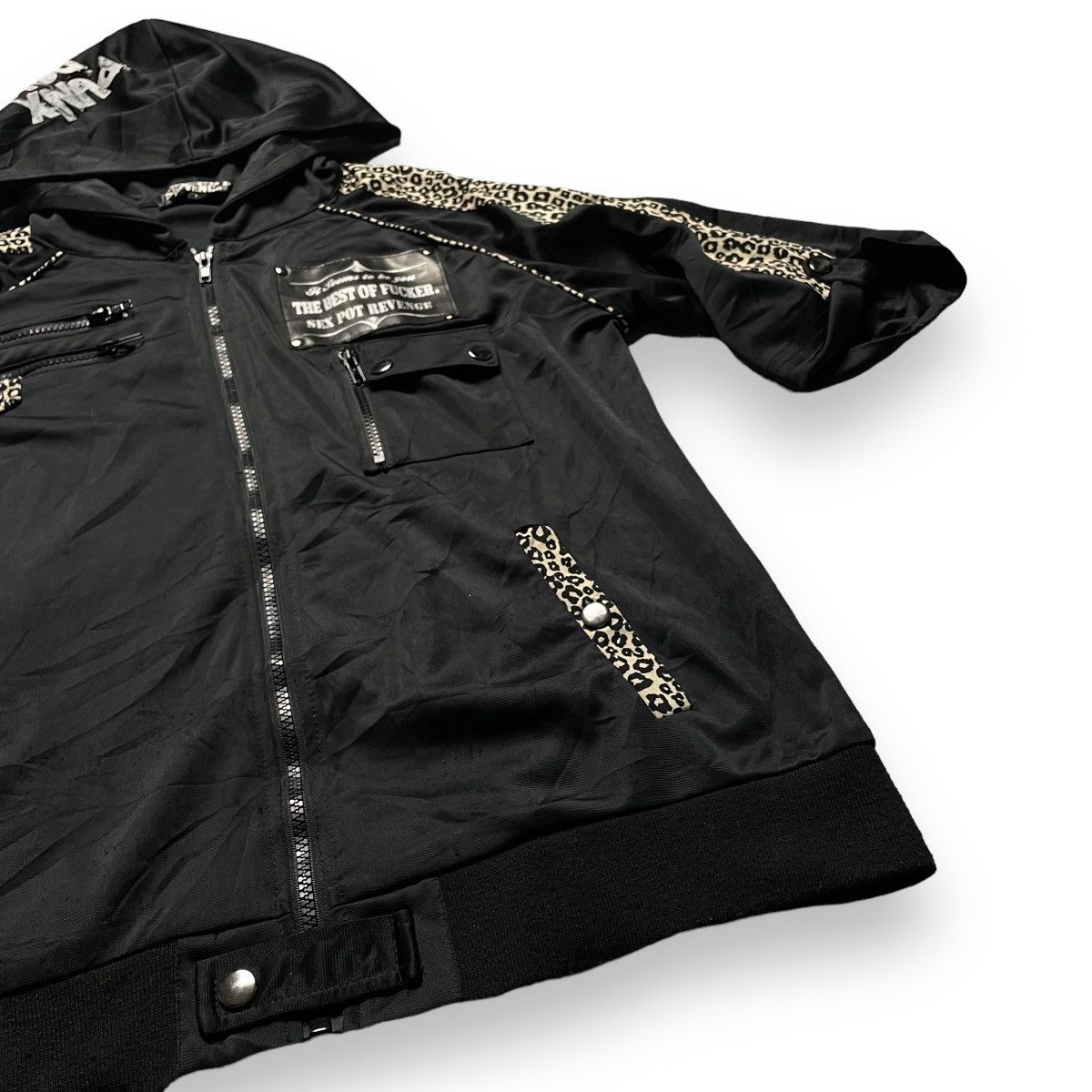 Sex Pot ReVeNGe 🇯🇵☠️ SEX POT REVENGE LEOPARD SKULL PUNK GOTHIC JACKET Size US M / EU 48-50 / 2 - 14 Thumbnail