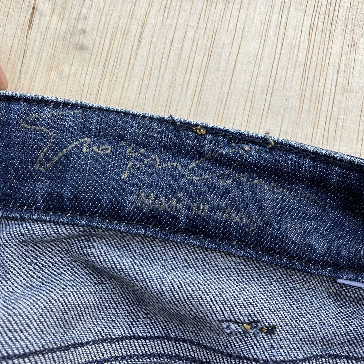Giorgio Armani GIORGIO ARMANI BIG WHITE PLATINUM DENIM LOOSE FIT FADED Size US 38 / EU 54 - 5 Thumbnail