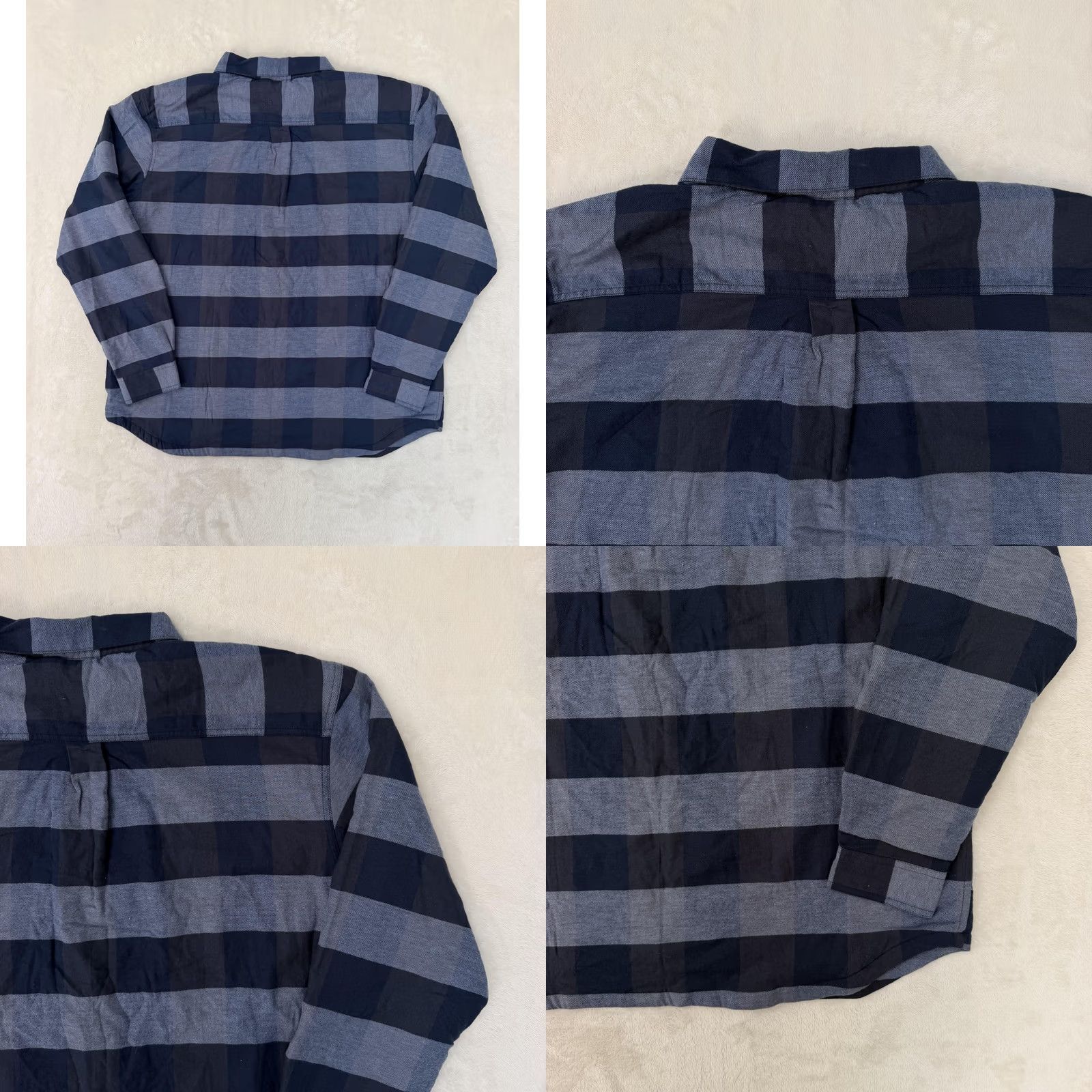 Vintage Columbia Shirt Jacket Mens 2XL Blue Stripe Flannel Lined Button Up Warm Size US XXL / EU 58 / 5 - 8 Thumbnail