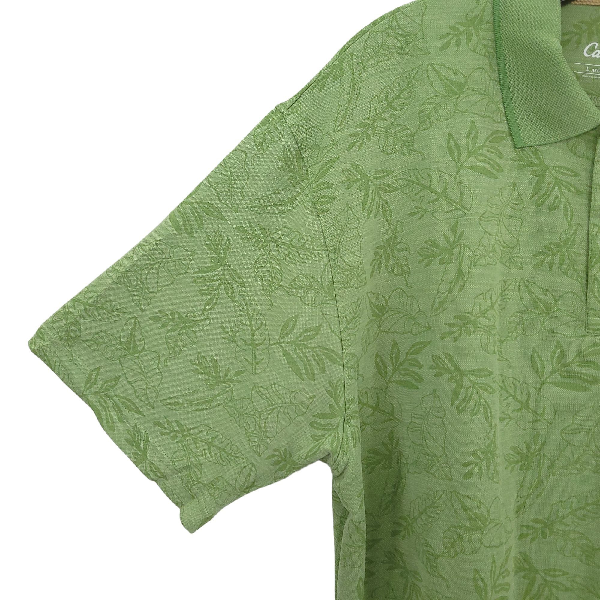 Cabelas Cabelas Polo Shirt Mens L Sage Green Floral Leaf Size US L / EU 52-54 / 3 - 5 Thumbnail